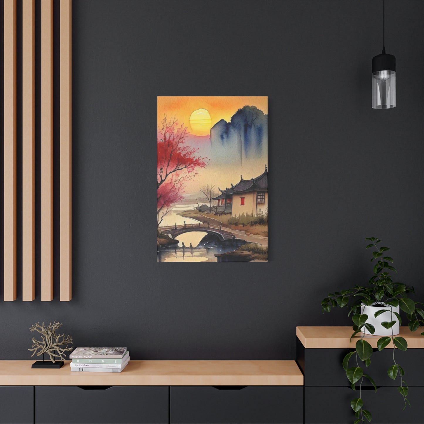Sunset Over the Bridge Wall Art & Canvas Prints