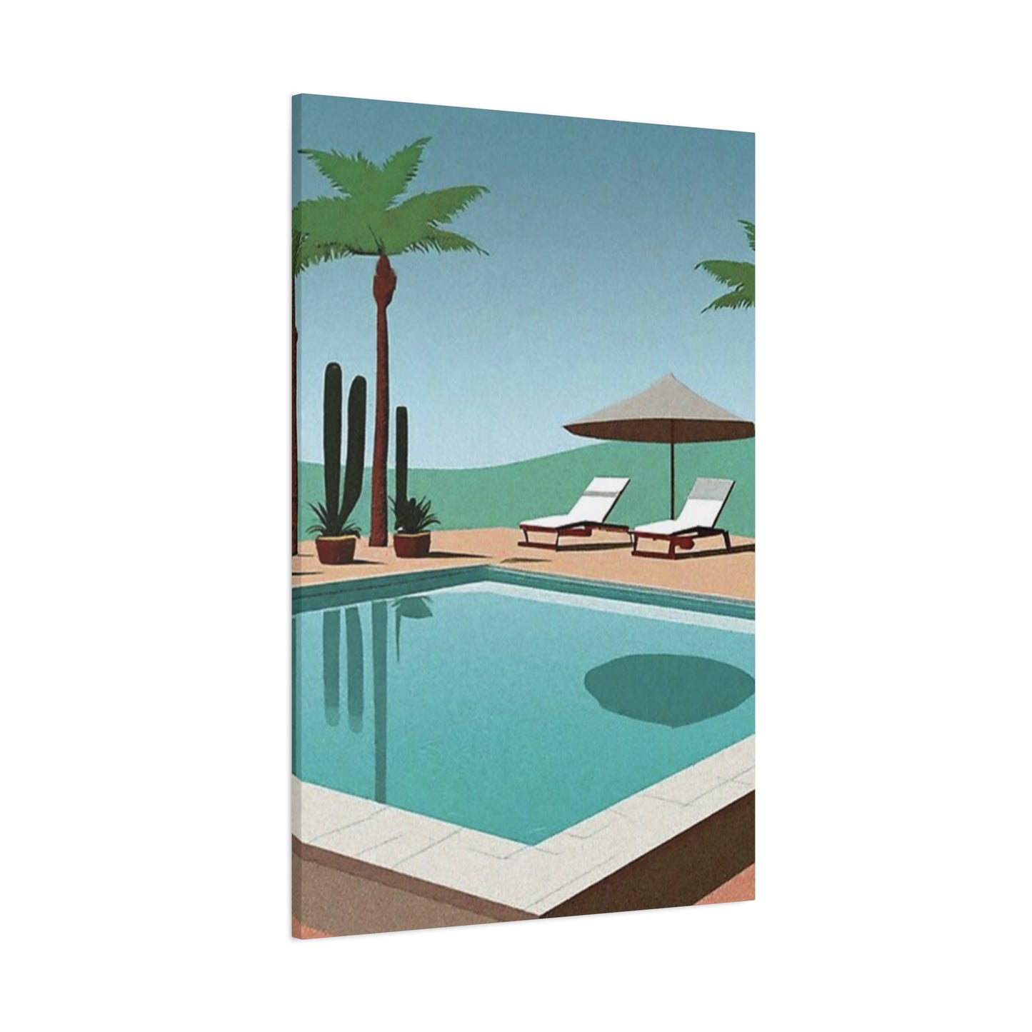 Swimming Pool In Resort Wall Art & Canvas Prints