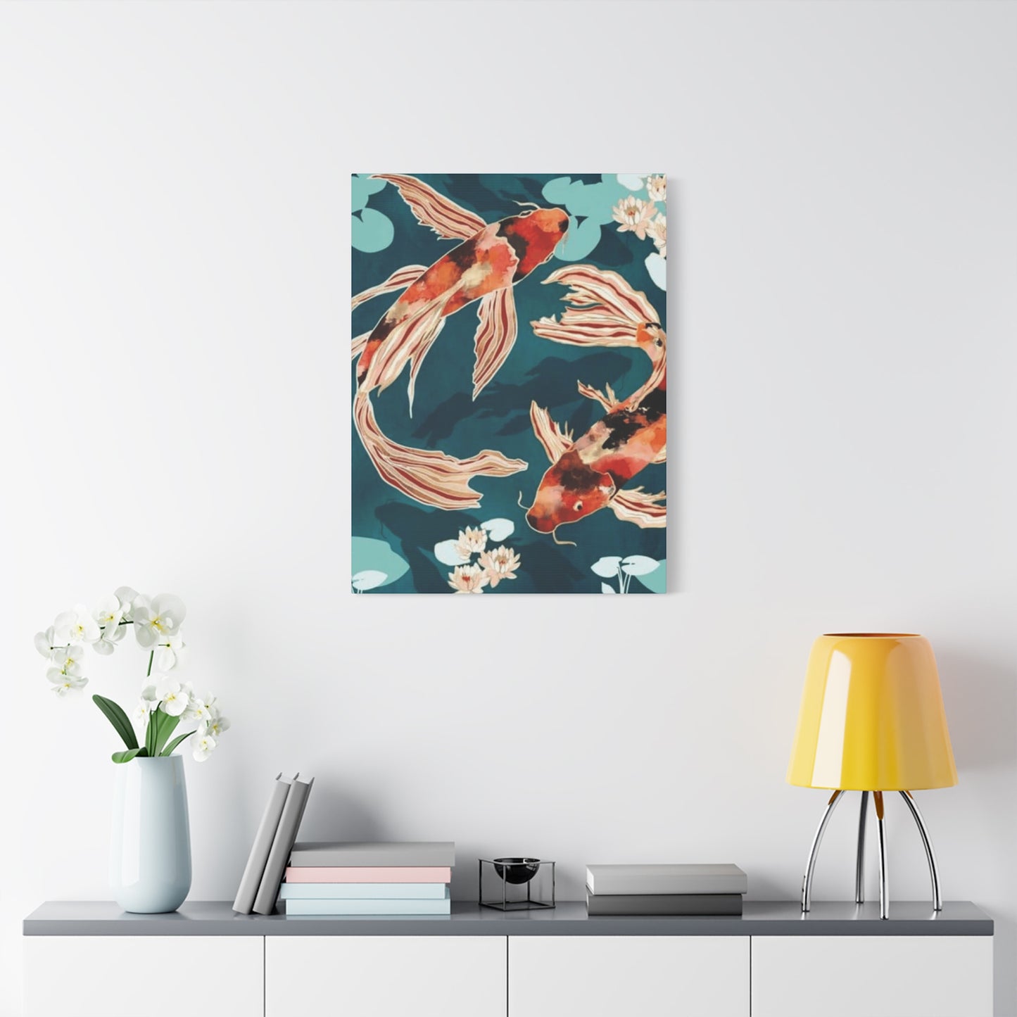 Koi Fish Painting Wall Art & Canvas Prints