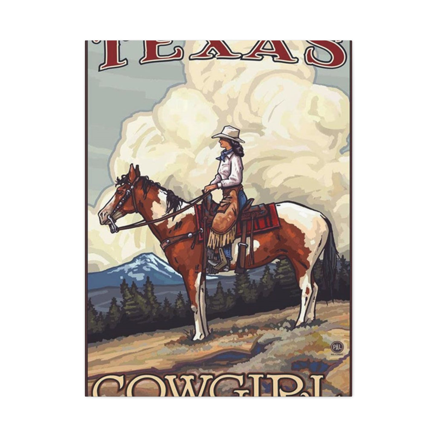 Texas Cowgirl Wall Art & Canvas Prints