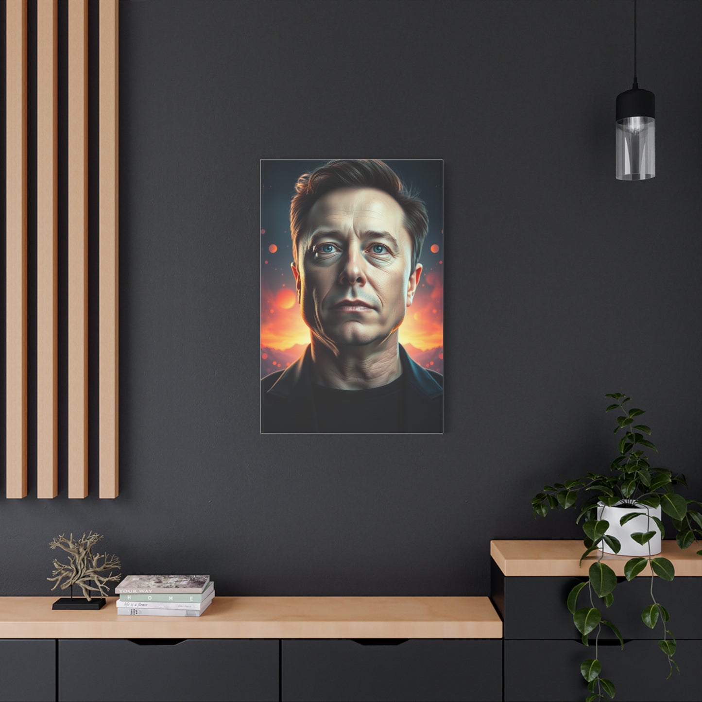 Elon Musk Art Refined Canvas Wall Art & Canvas Print