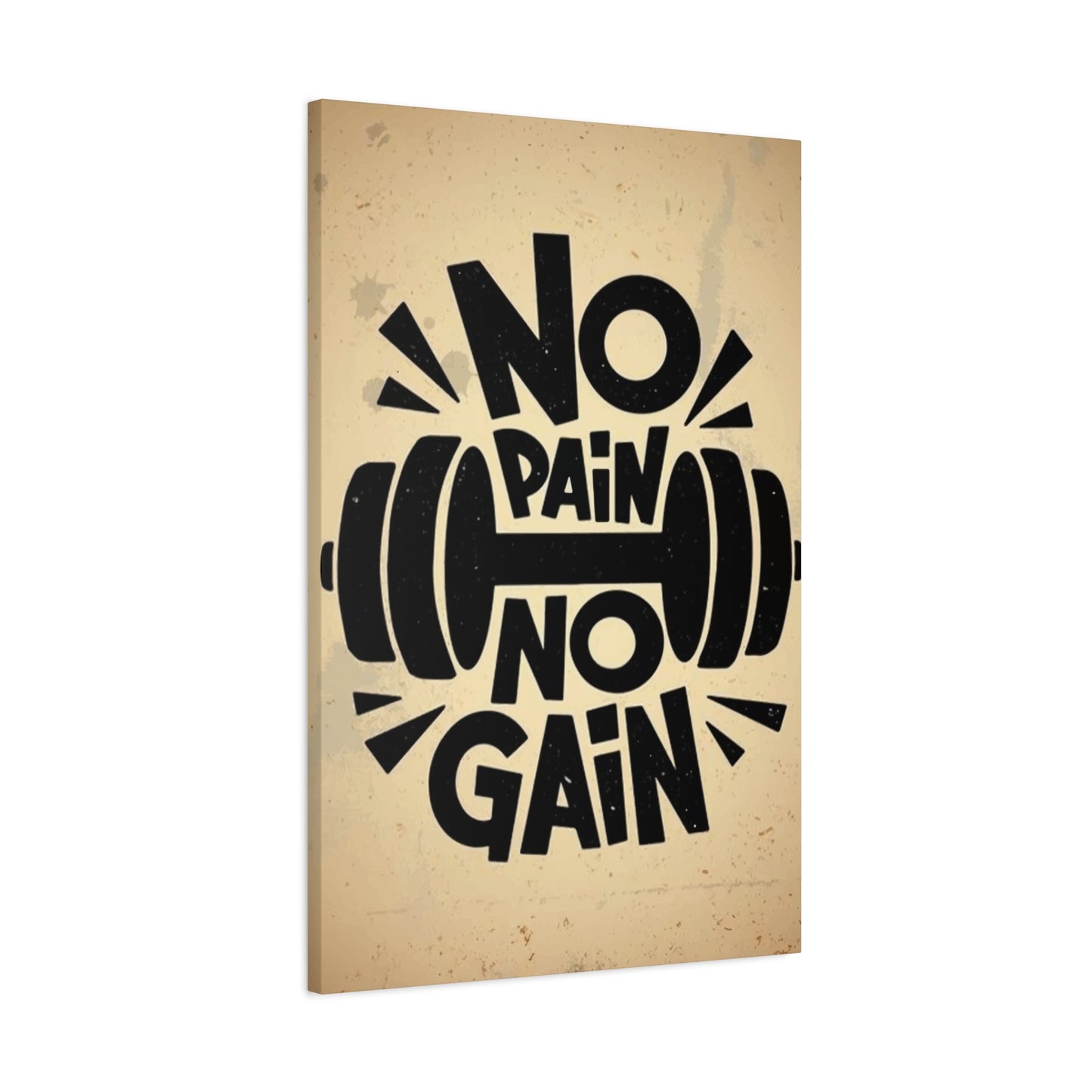 No pain No gain Wall Art & Canvas Prints