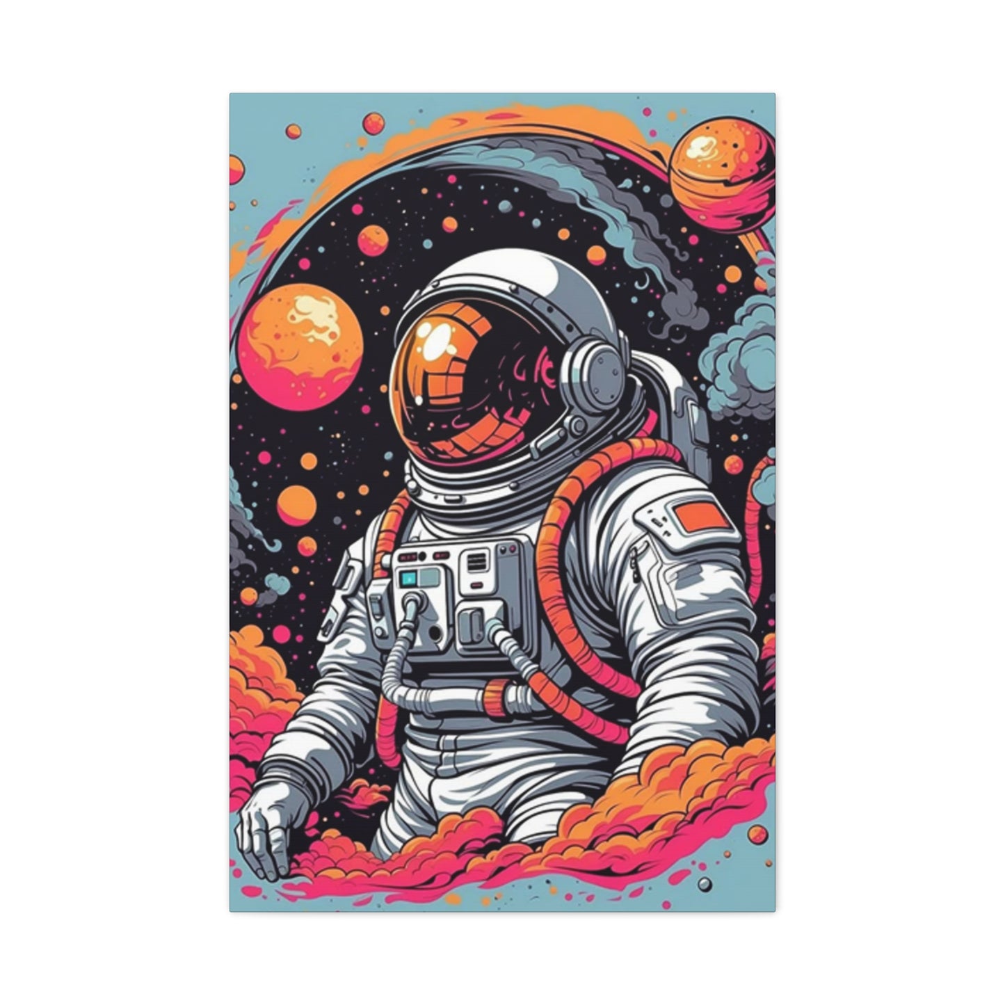Abstract Astronaut Poster Wall Art & Canvas Prints