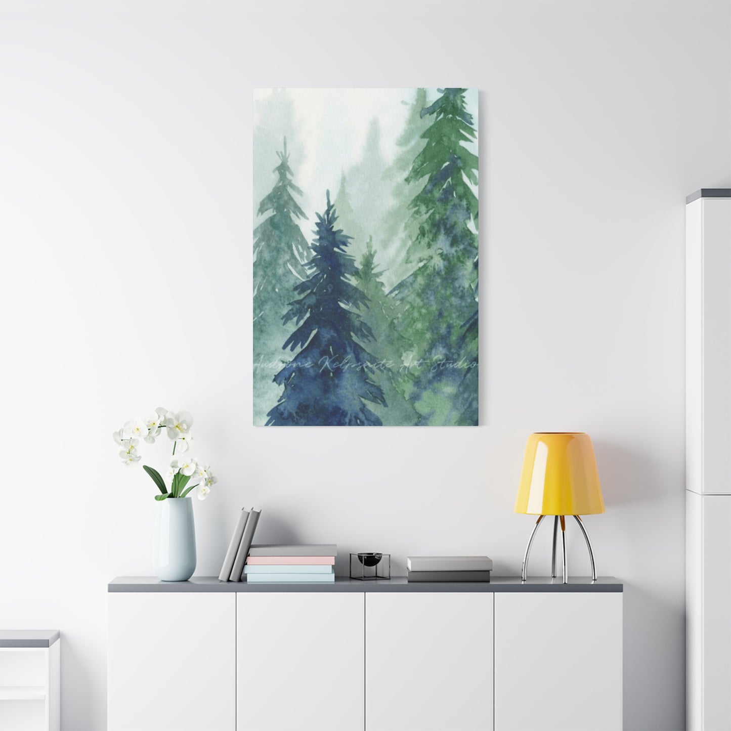 Long Pine Trees Wall Art & Canvas Prints