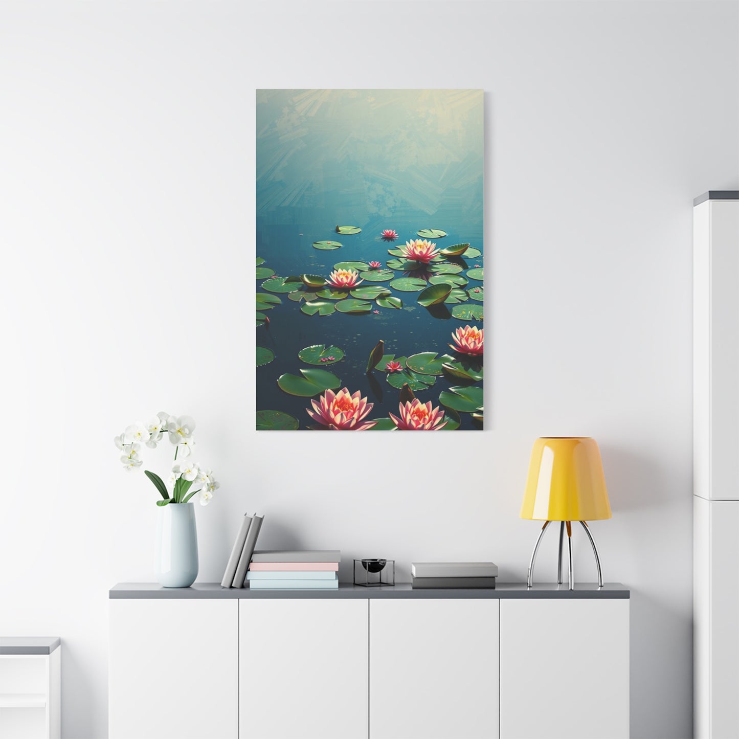 Claude Monet Water Lilies Art Canvas Art 1 Wall Art & Canvas Print