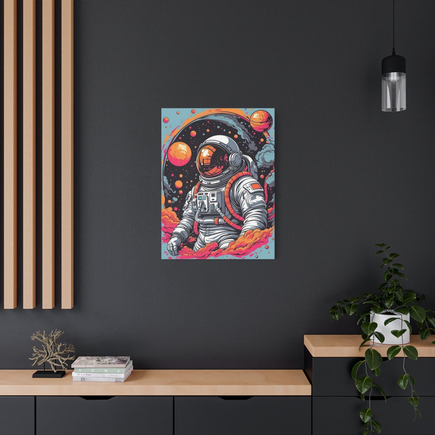Abstract Astronaut Poster Wall Art & Canvas Prints