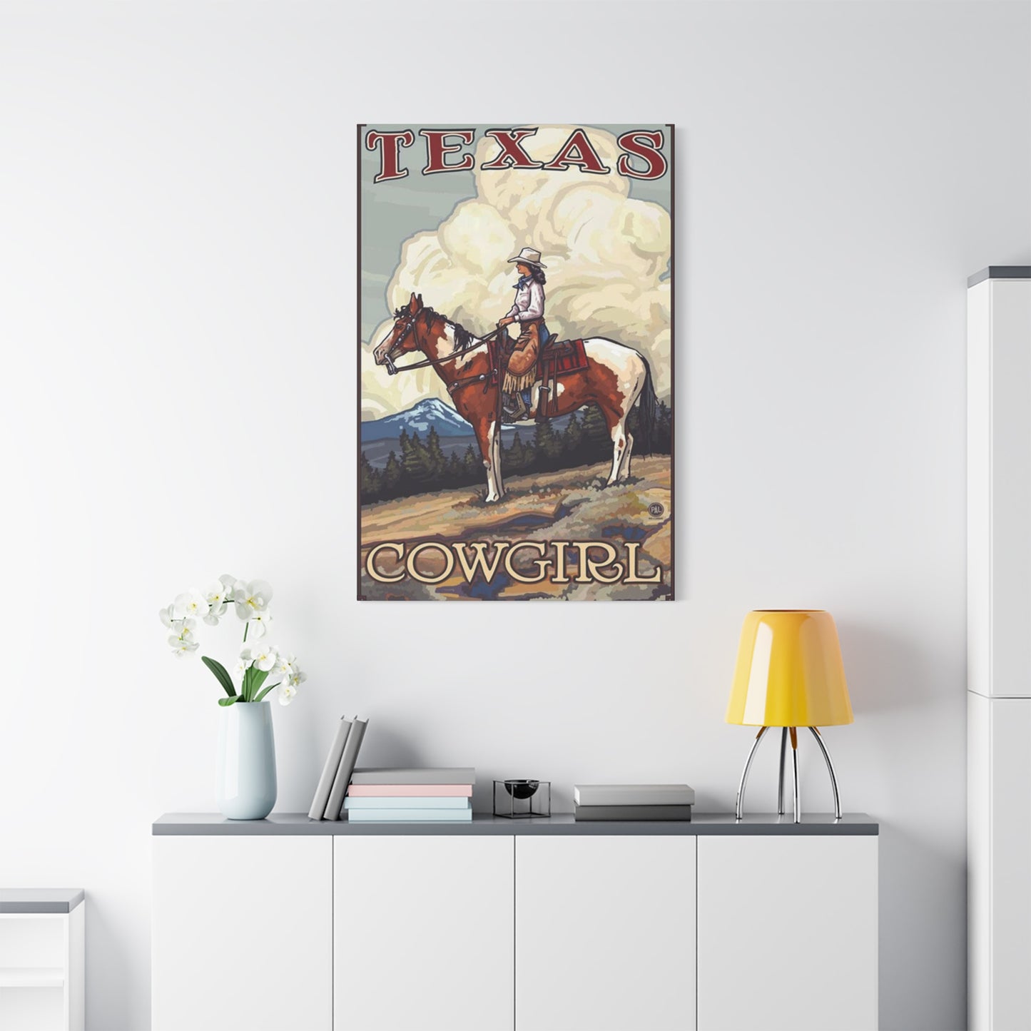 Texas Cowgirl Wall Art & Canvas Prints
