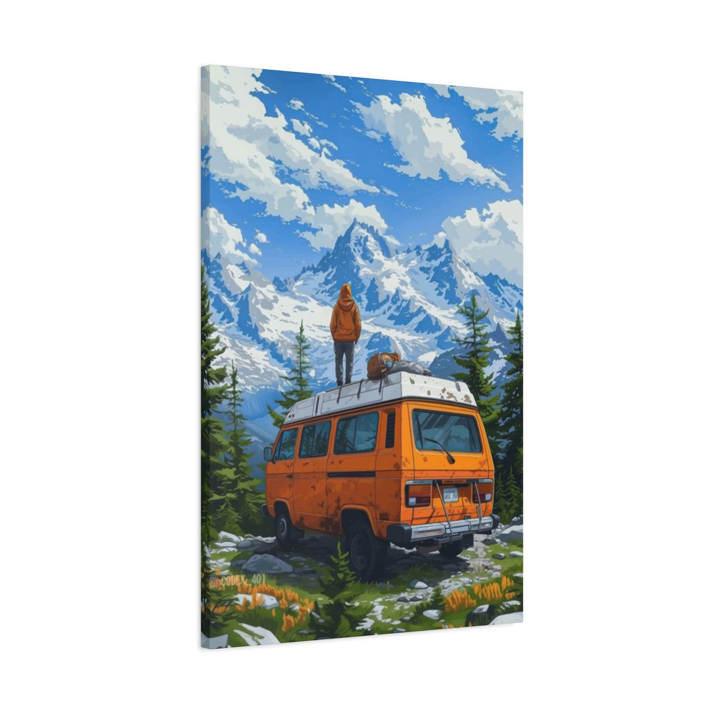 Yellow Van Wall Art & Canvas Prints
