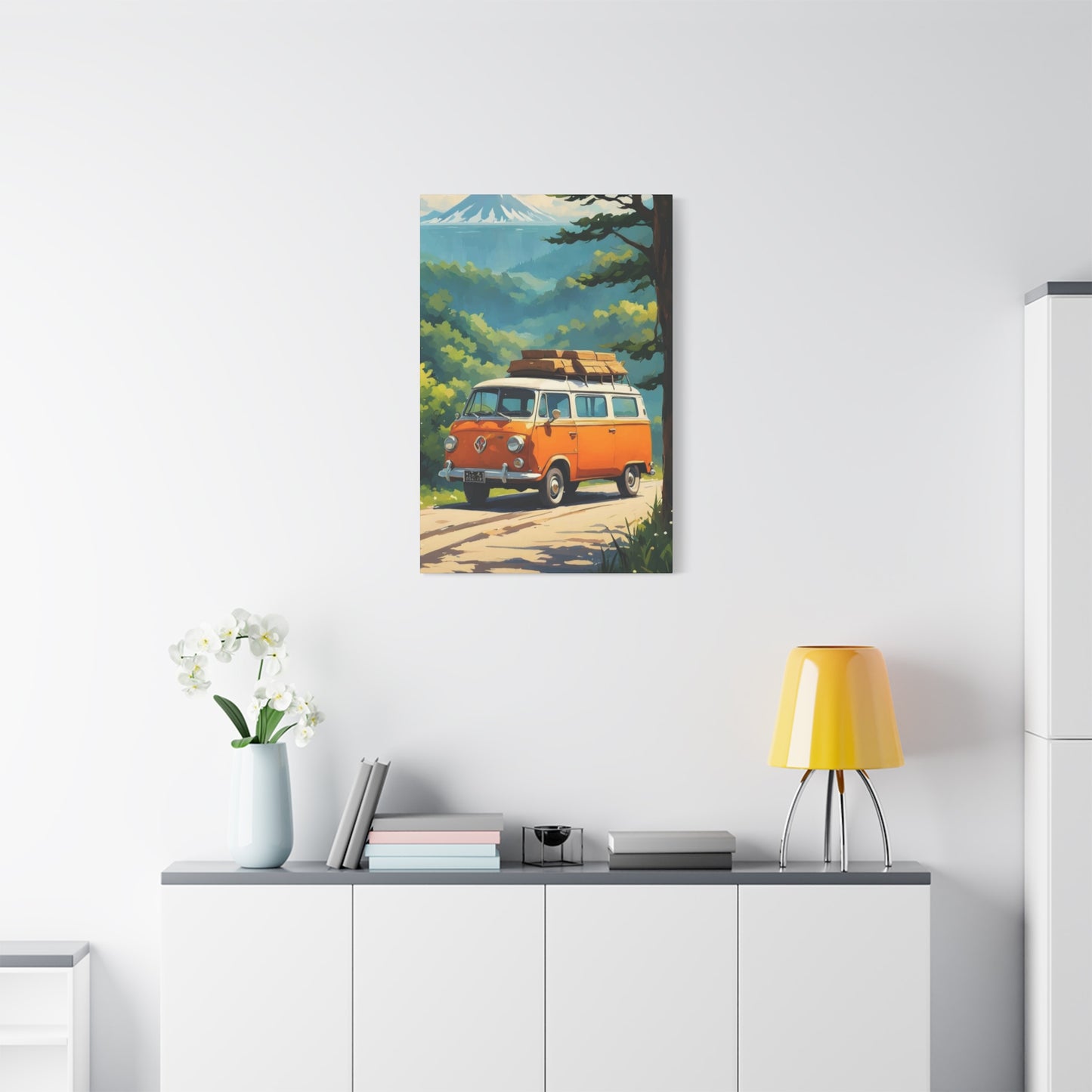Van In Streets Wall Art & Canvas Prints
