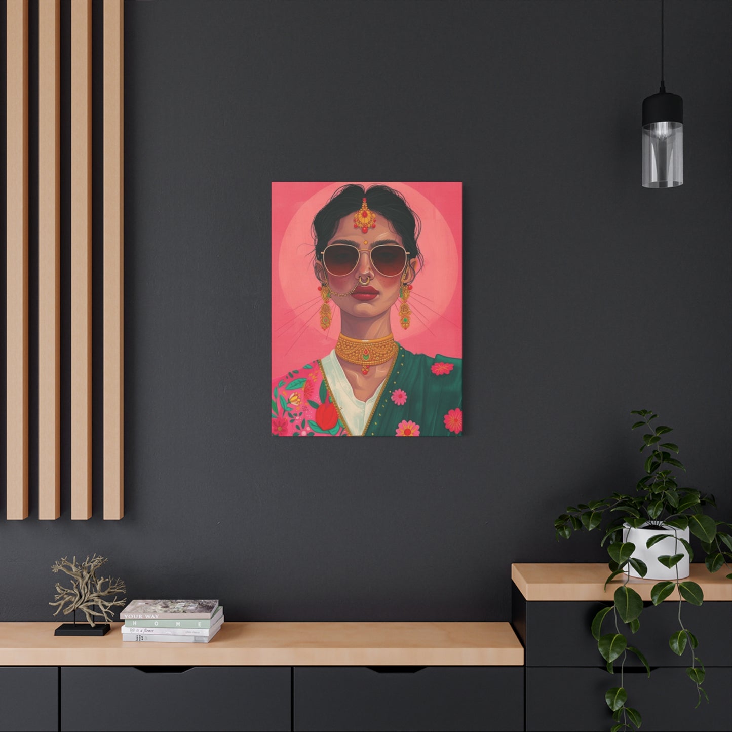 Indian Women In Traditional Dress Wall Art & Canvas Prints