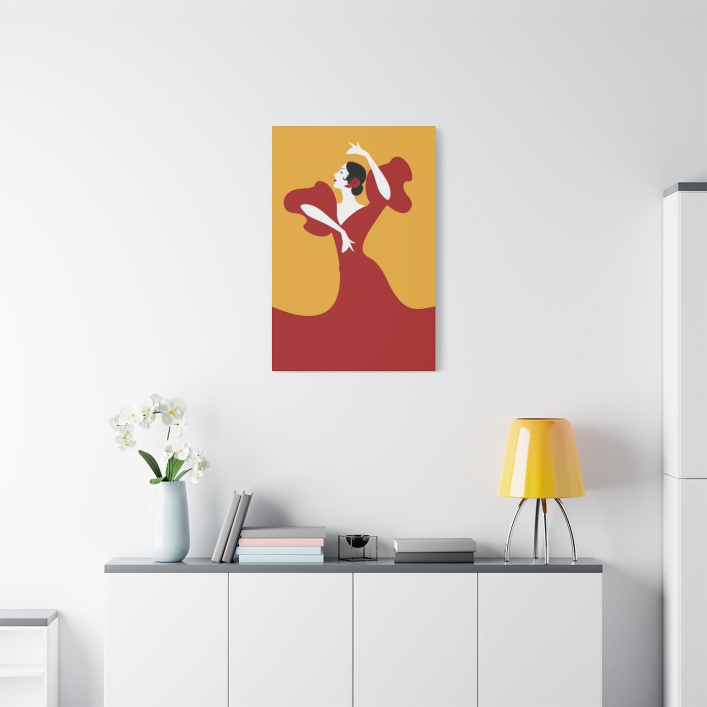 Abstract Spain Traditional Dance Wall Art & Canvas Prints