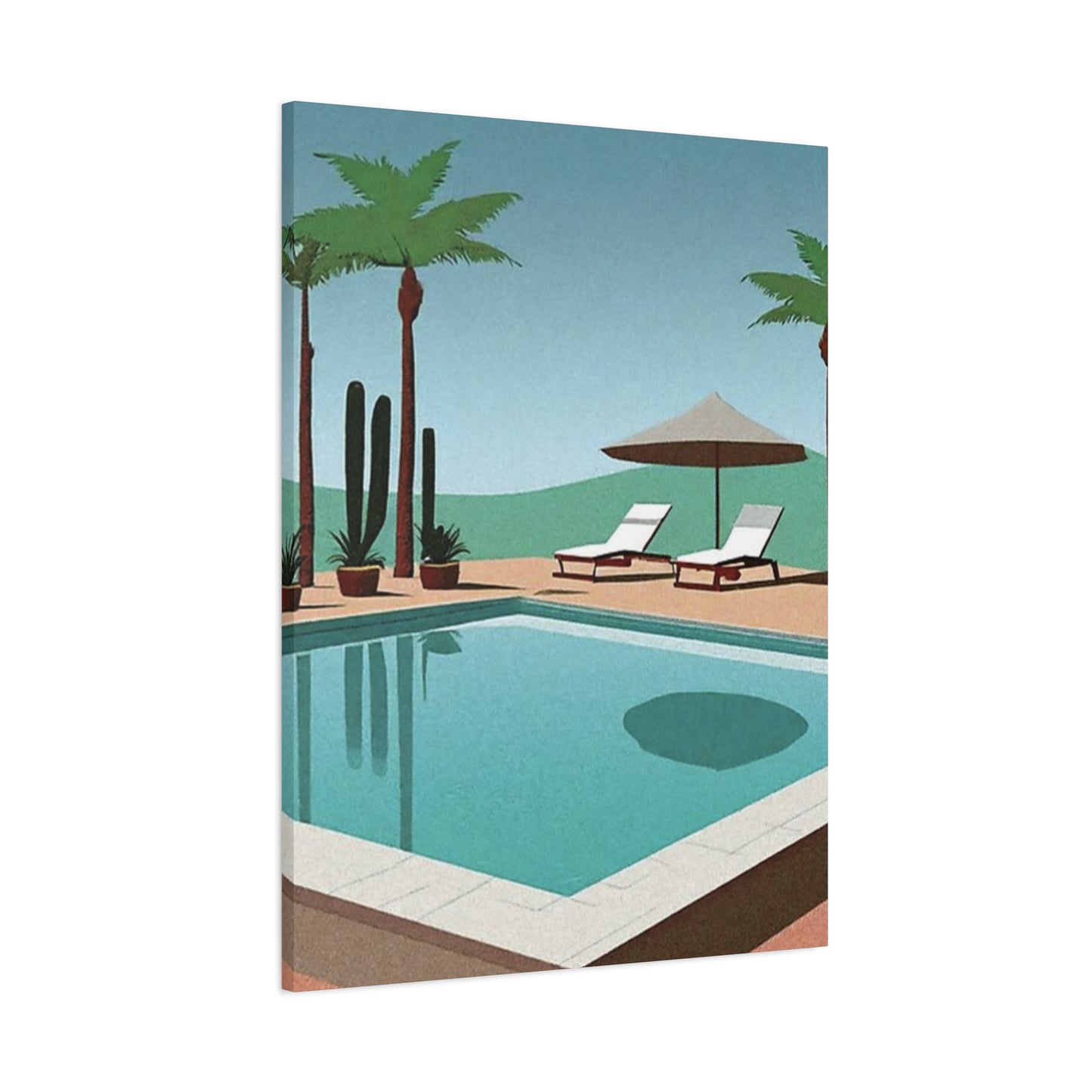 Swimming Pool In Resort Wall Art & Canvas Prints