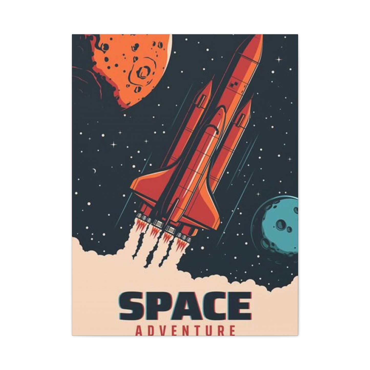 Space Adventure Poster Wall Art & Canvas Prints