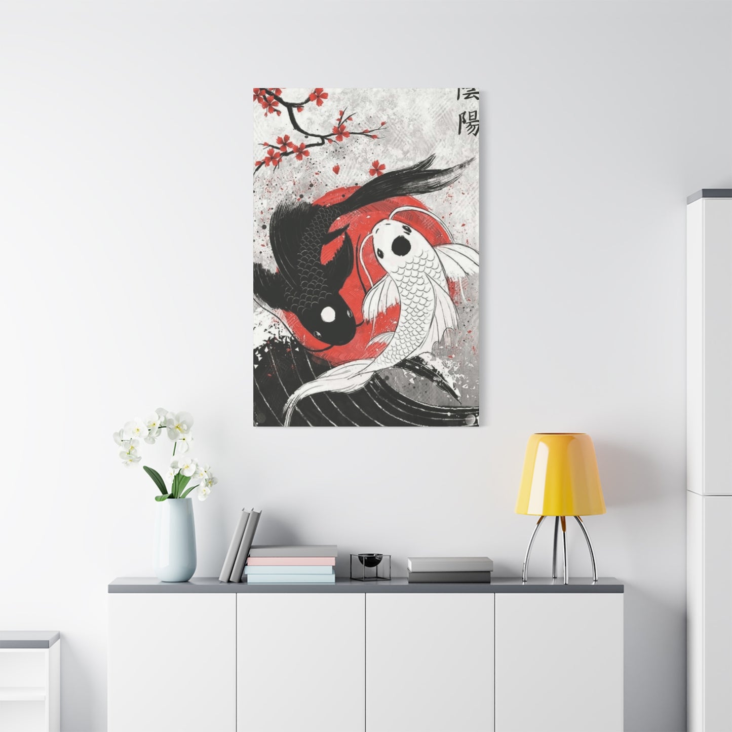 Fish Yin Yang Wall Art & Canvas Prints