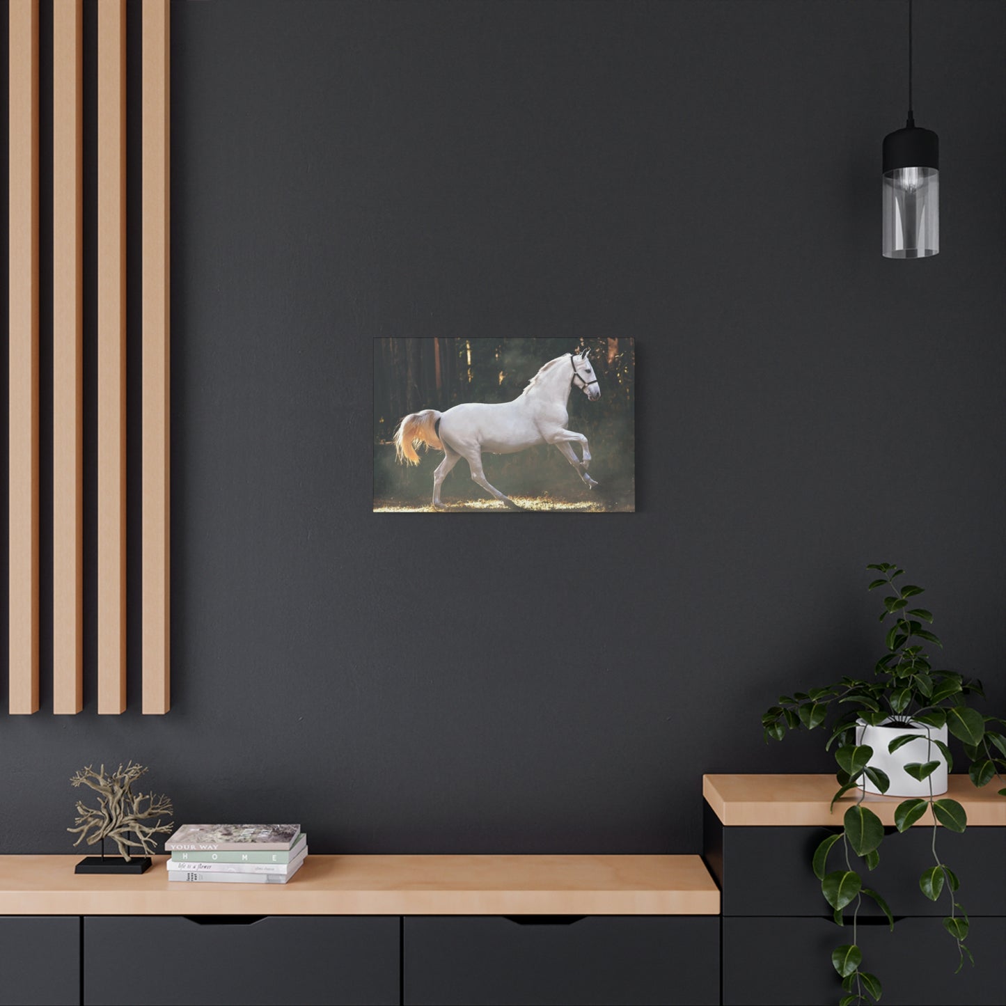 White Horse Wall Art & Canvas Prints
