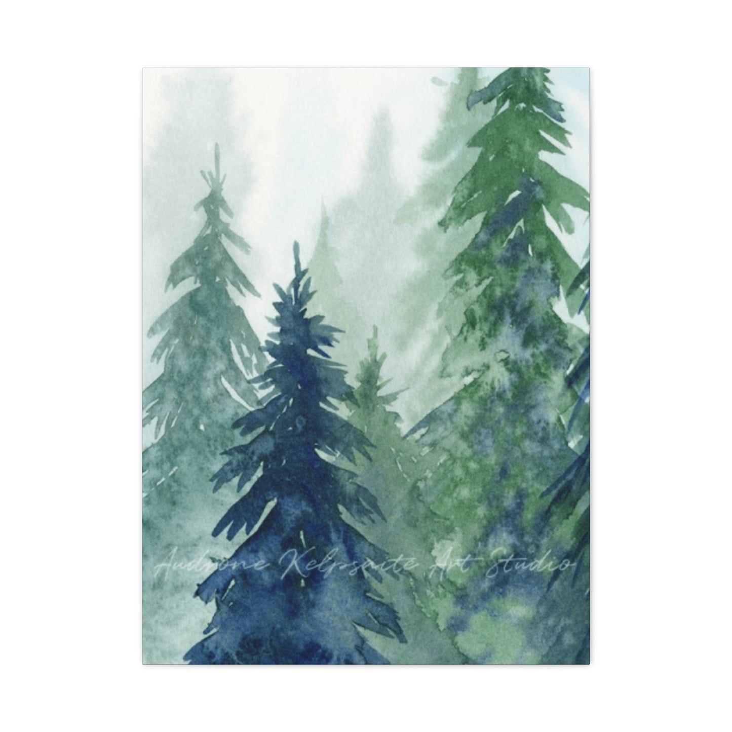 Long Pine Trees Wall Art & Canvas Prints