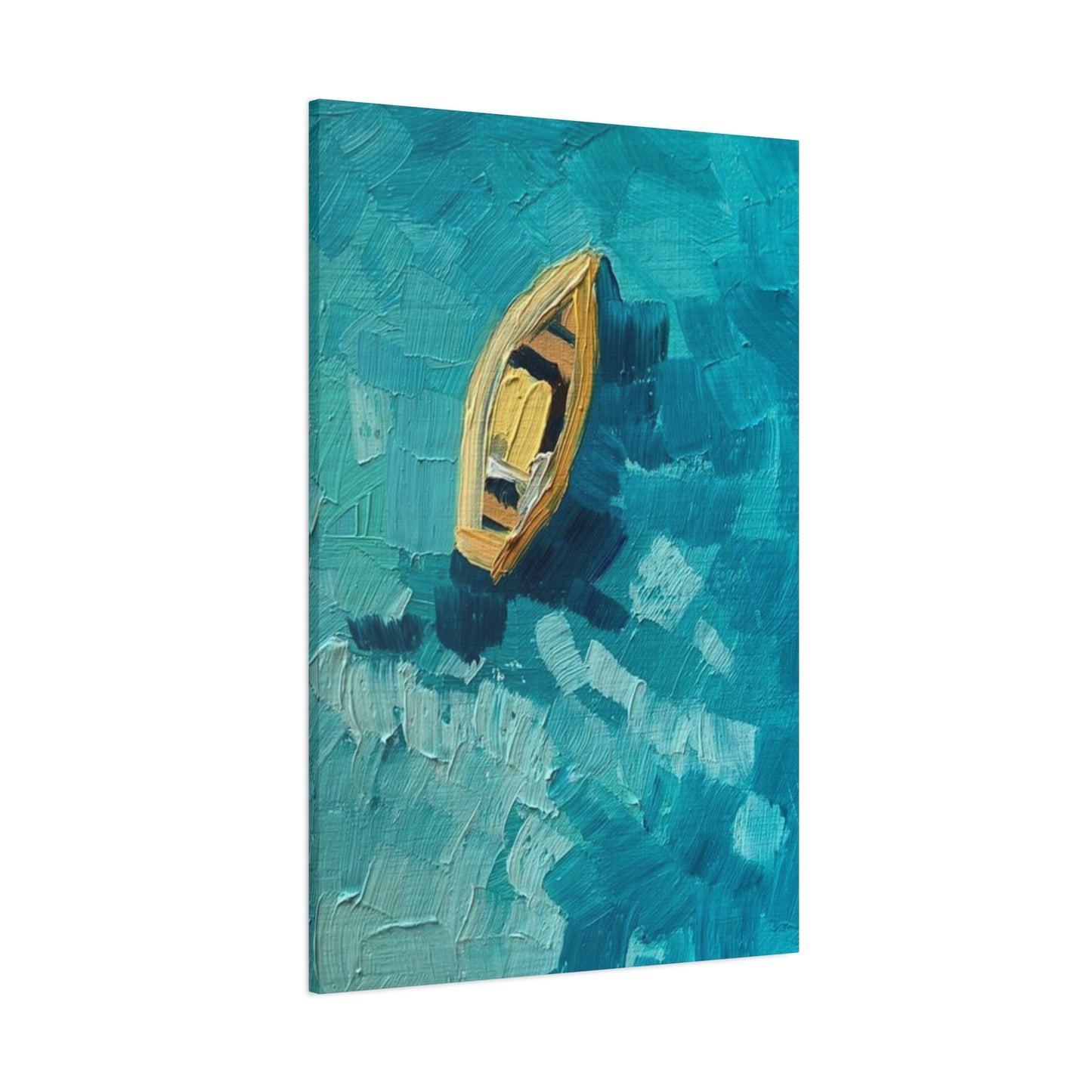 Boat in Sea Wall Art & Canvas Prints