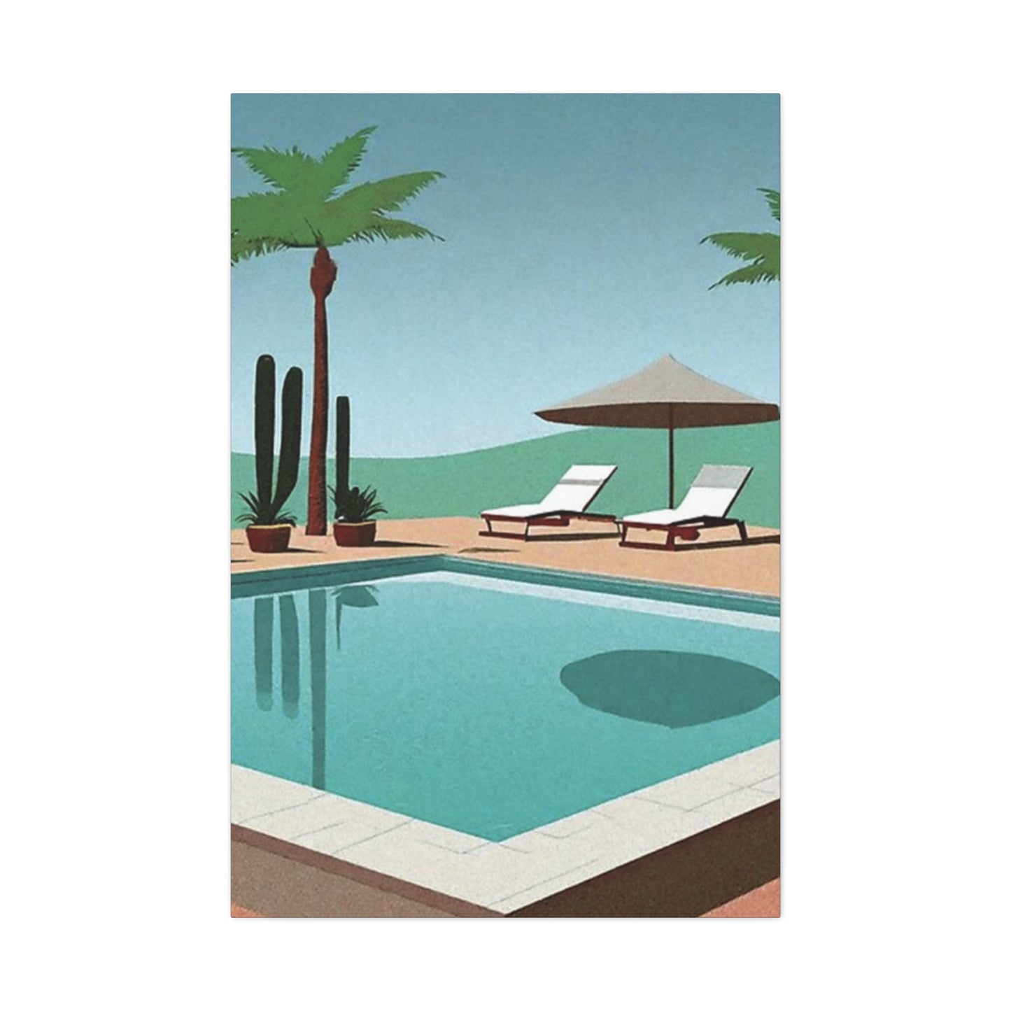 Swimming Pool In Resort Wall Art & Canvas Prints