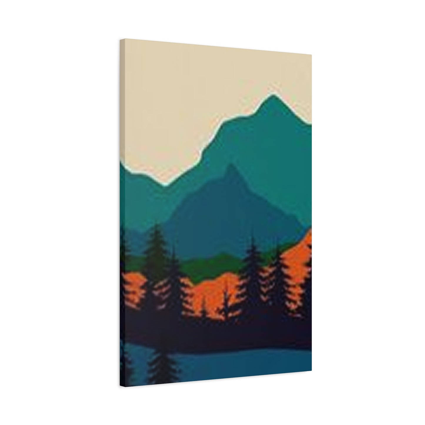 Mountain Drawing Wall Art & Canvas Prints
