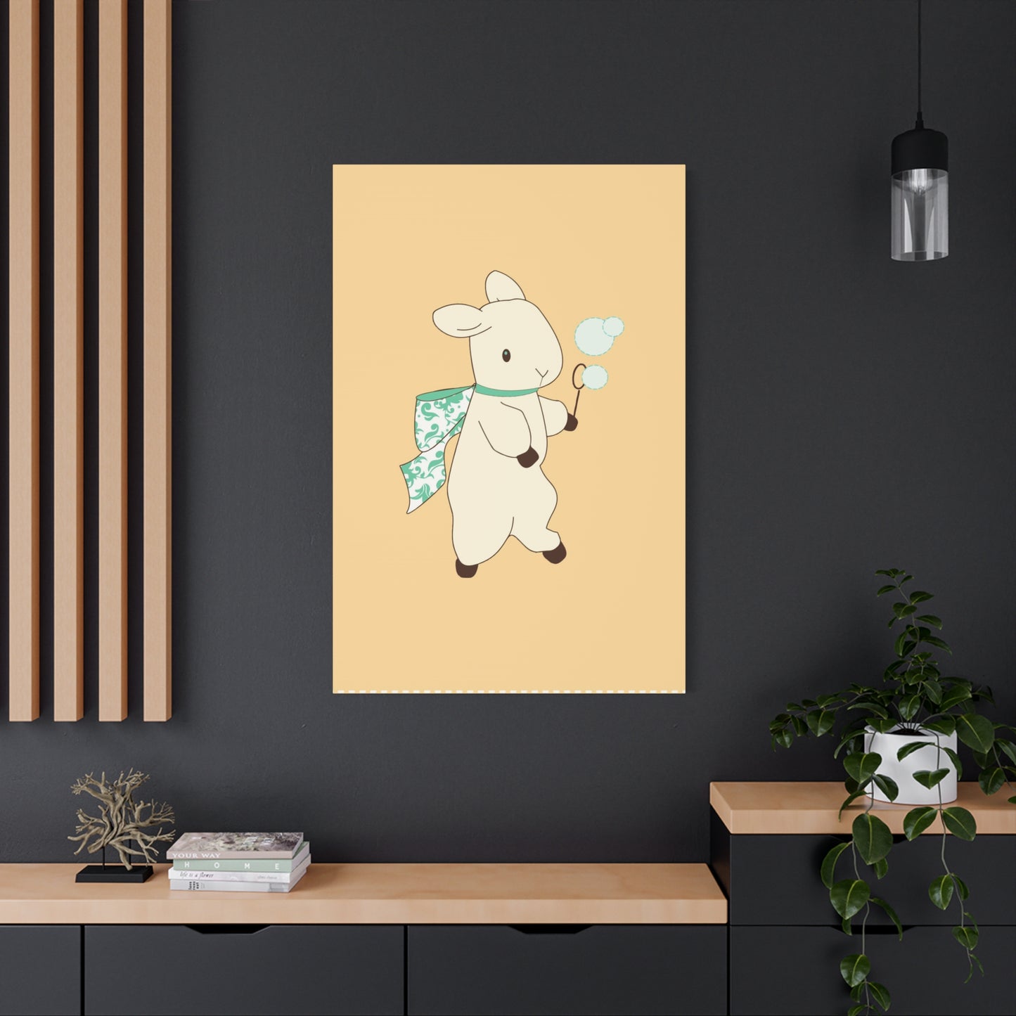 Yellow Bunny Wall Art & Canvas Prints