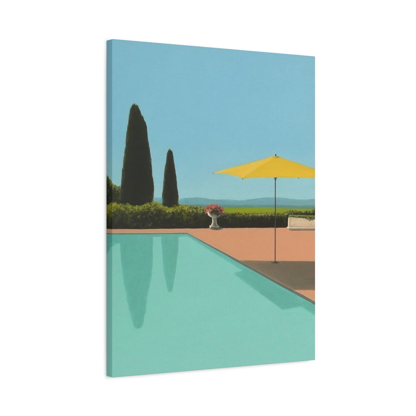 Swimming Pool In Hotel Wall Art & Canvas Prints