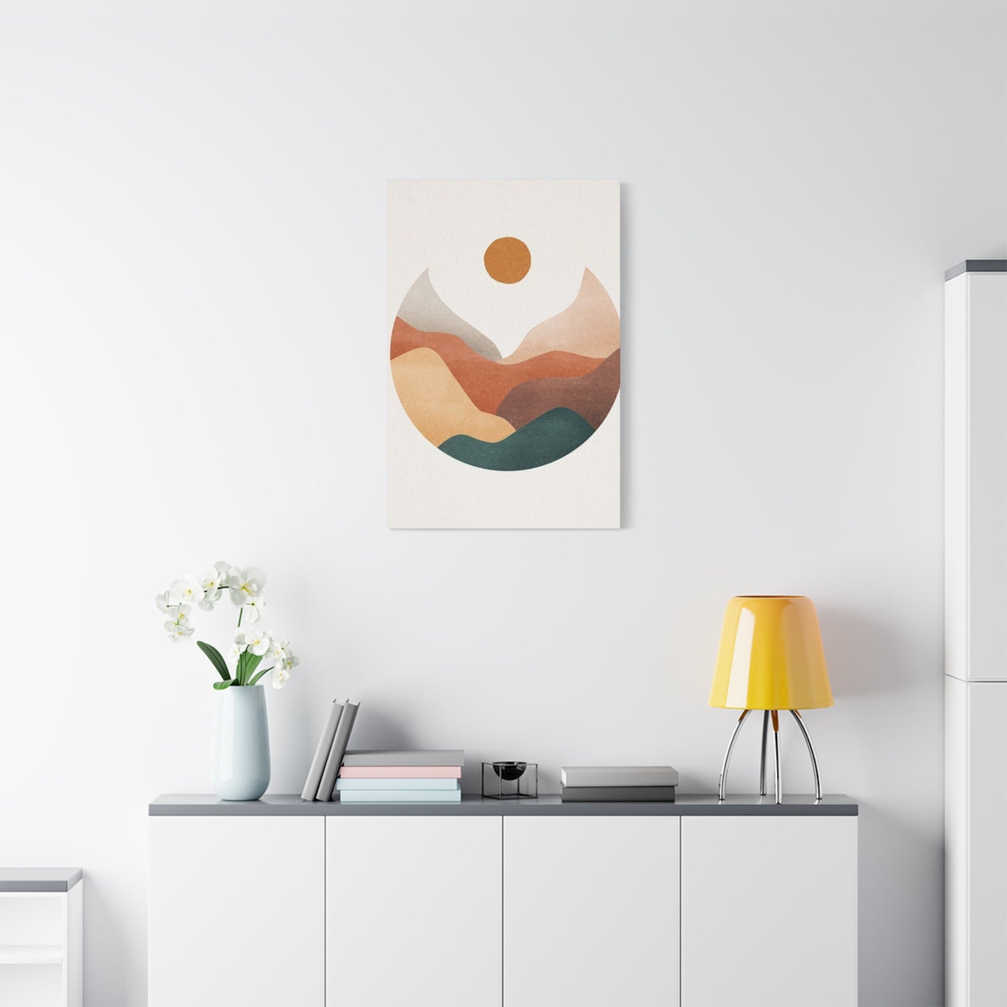Abstract Circle Shape Pattern Wall Art & Canvas Prints