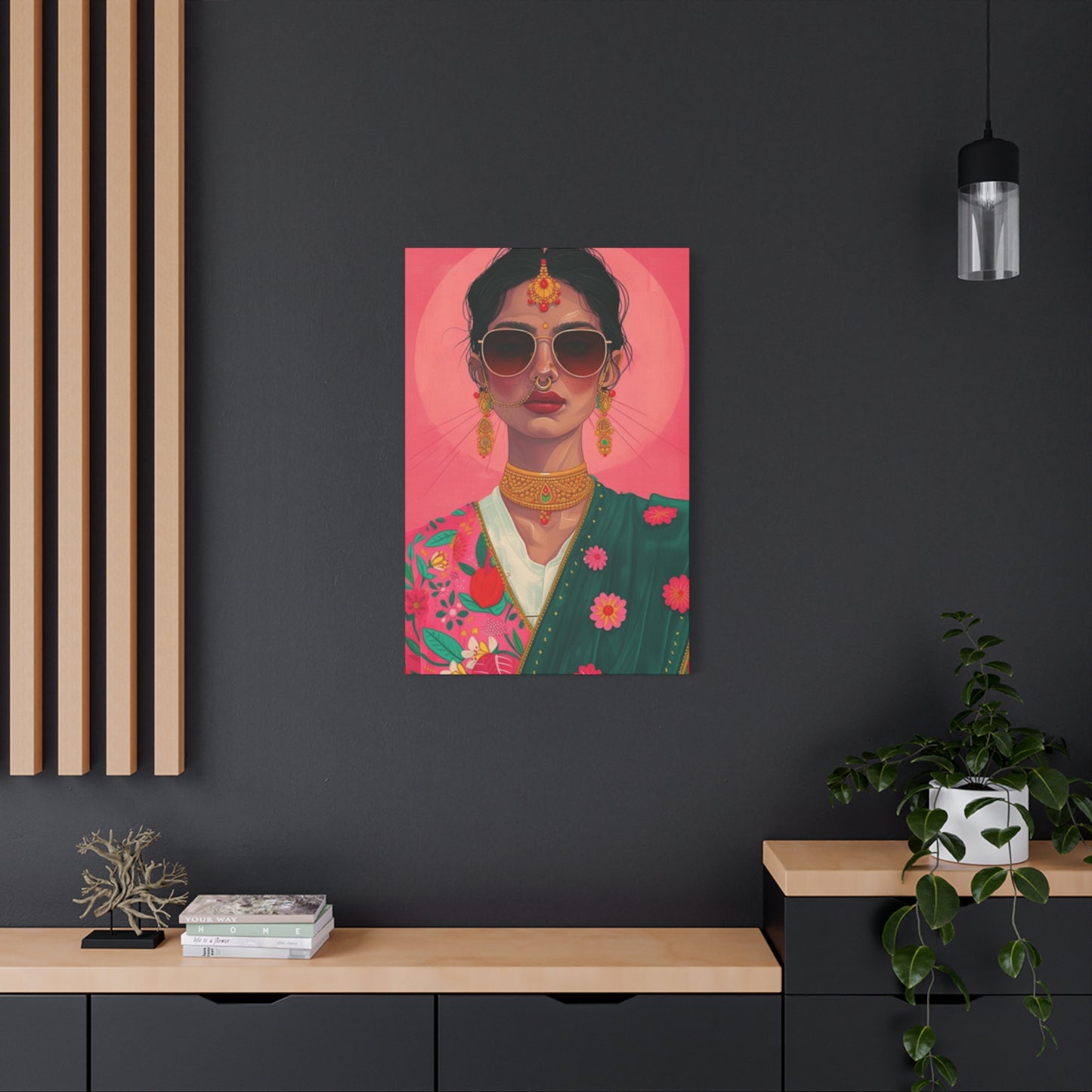 Indian Women In Traditional Dress Wall Art & Canvas Prints