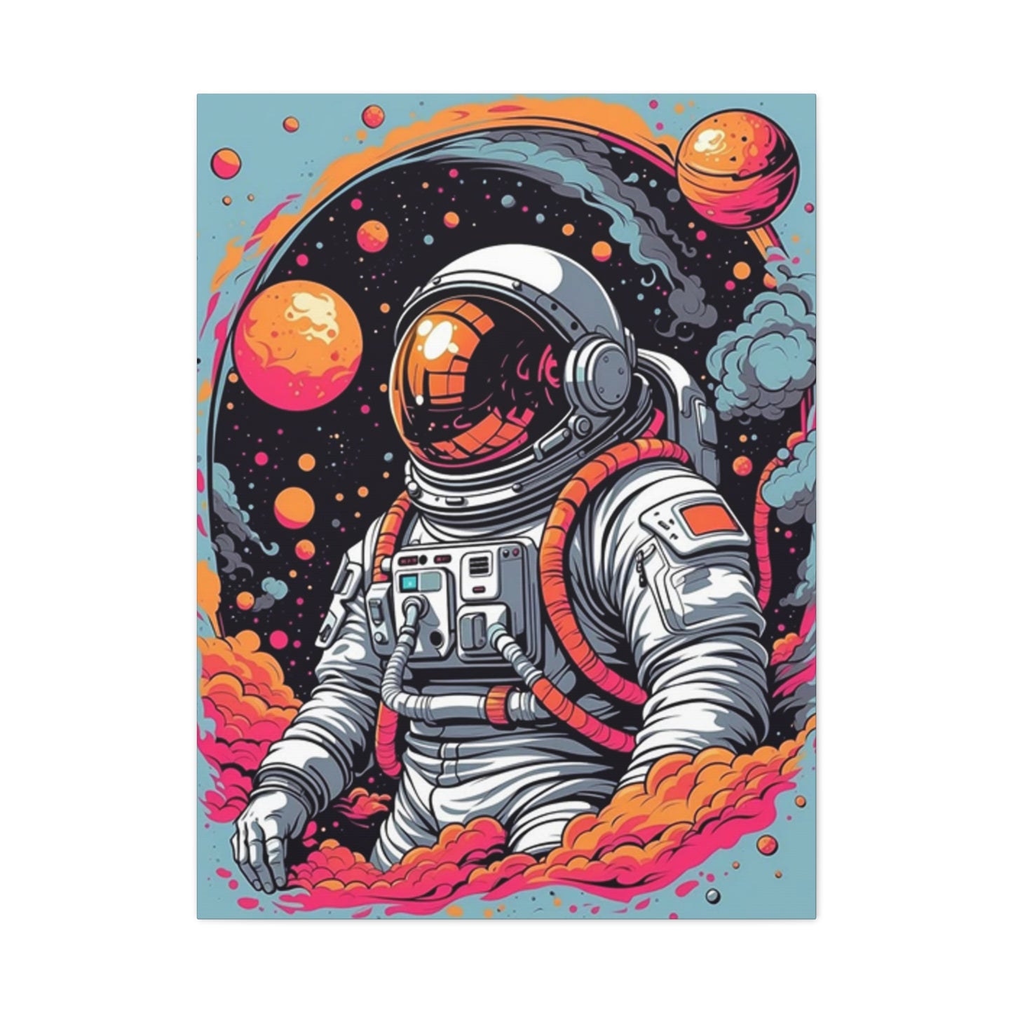 Abstract Astronaut Poster Wall Art & Canvas Prints
