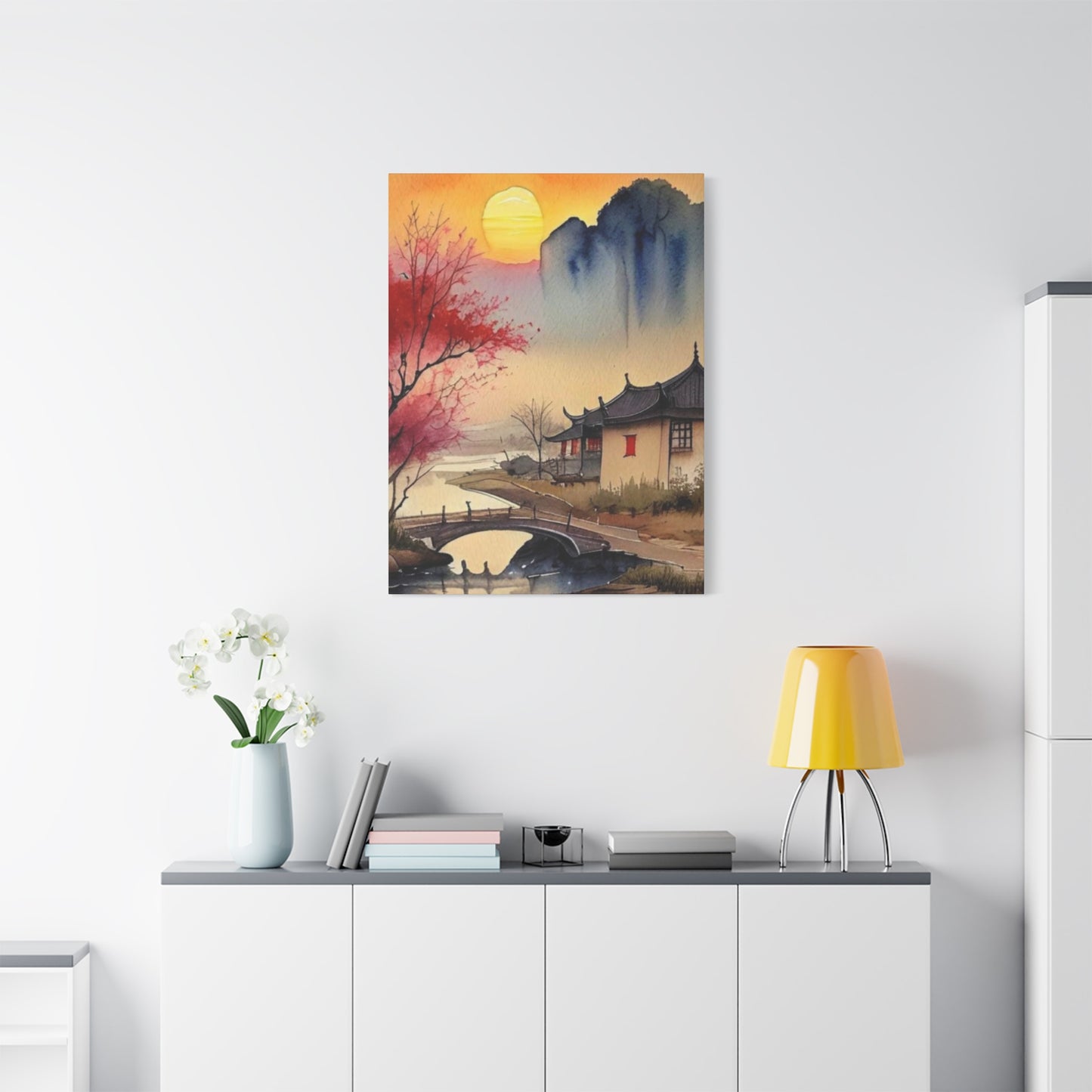 Sunset Over the Bridge Wall Art & Canvas Prints