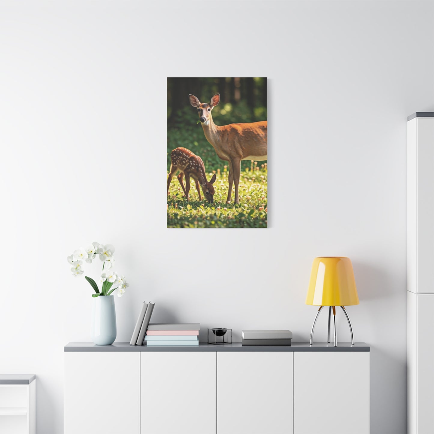 Deer Family Wall Art & Canvas Prints