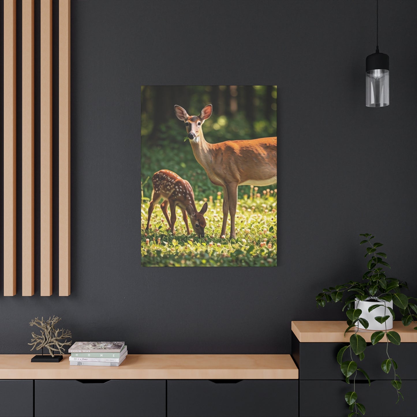 Deer Family Wall Art & Canvas Prints