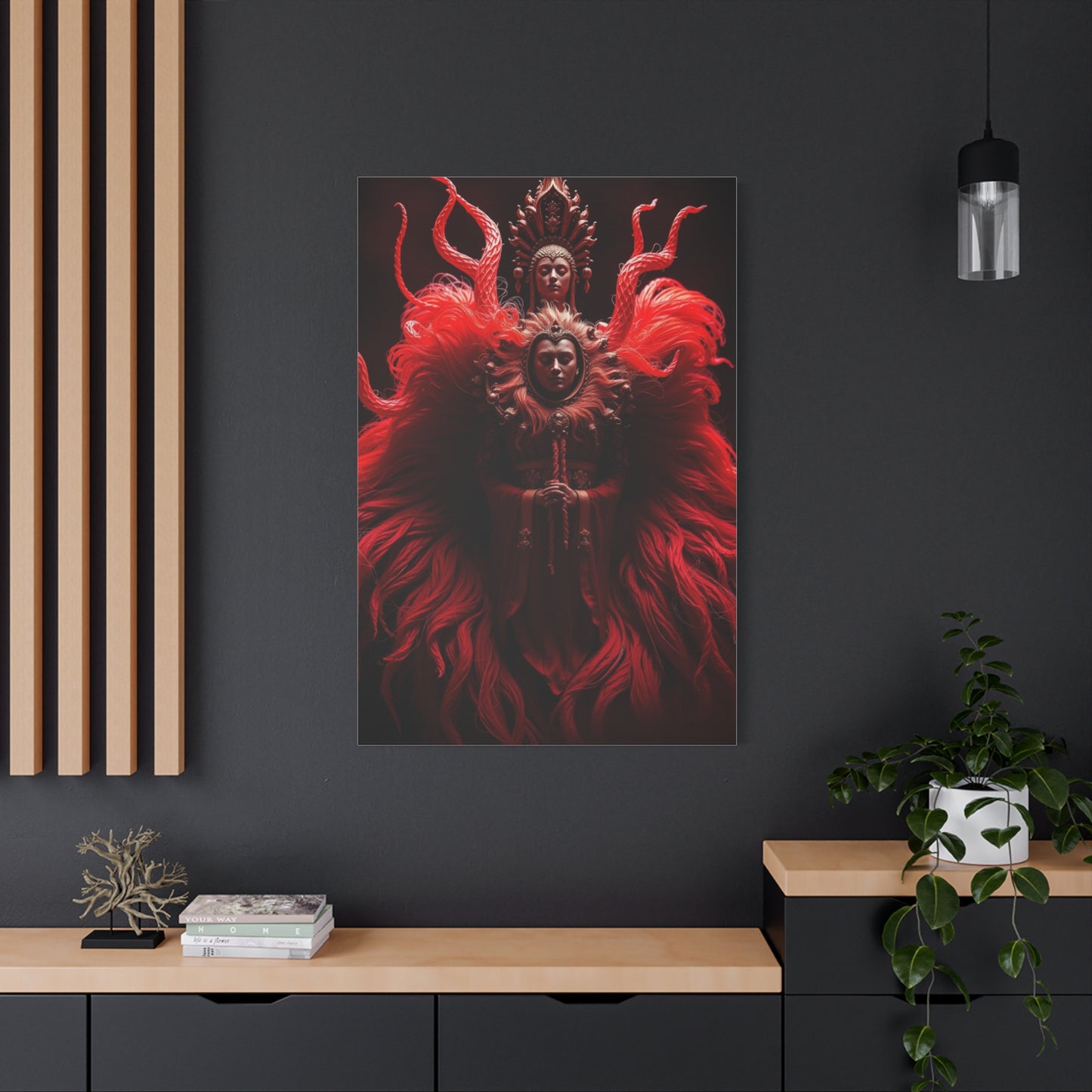 Sanguine Splendor Piece Wall Art & Canvas Print