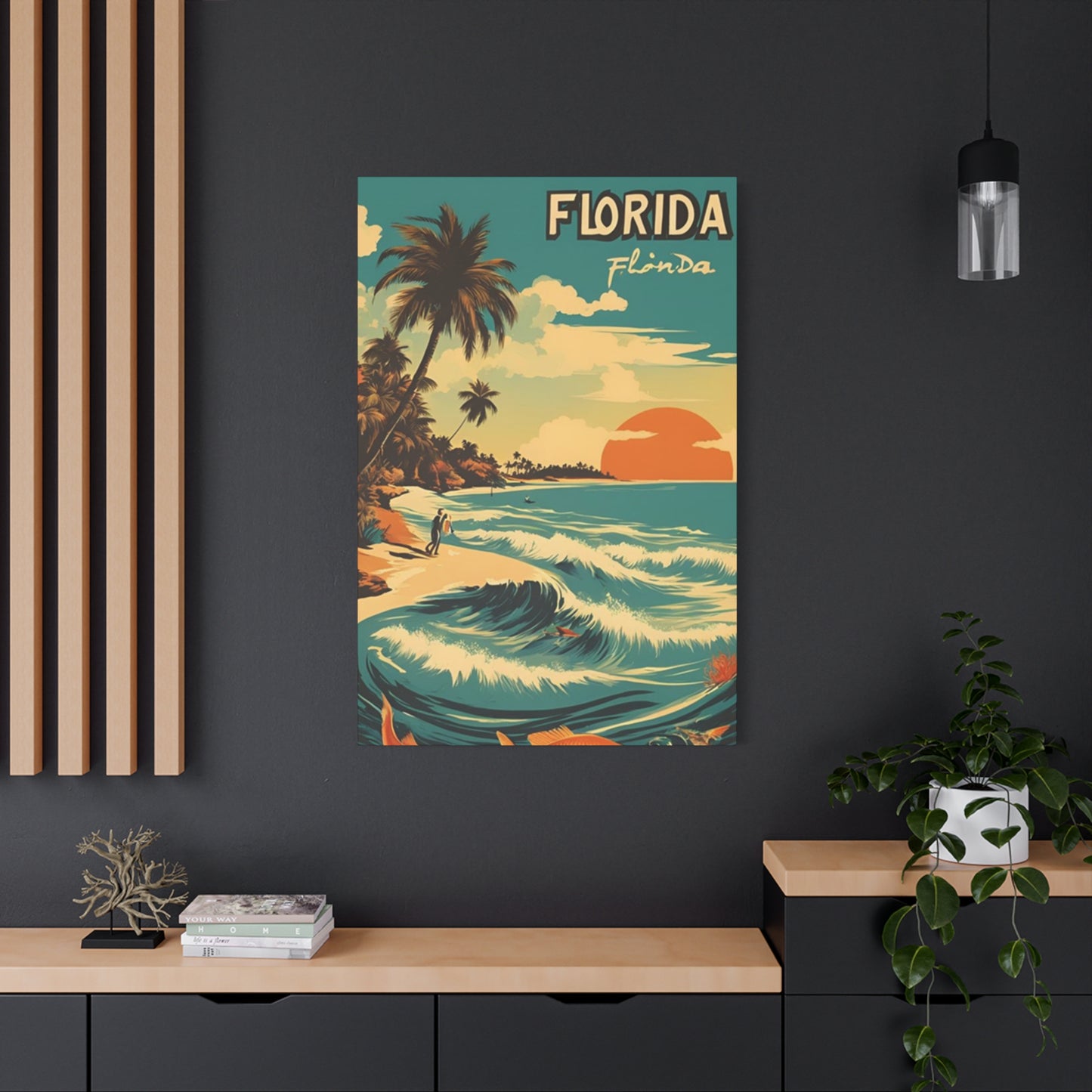 Florida Beach Poster Wall Art & Canvas Prints