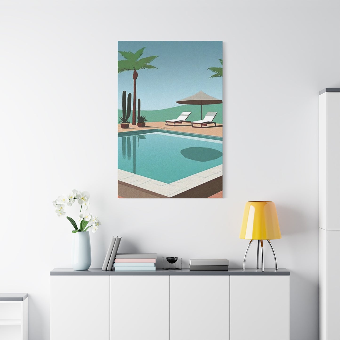 Swimming Pool In Resort Wall Art & Canvas Prints