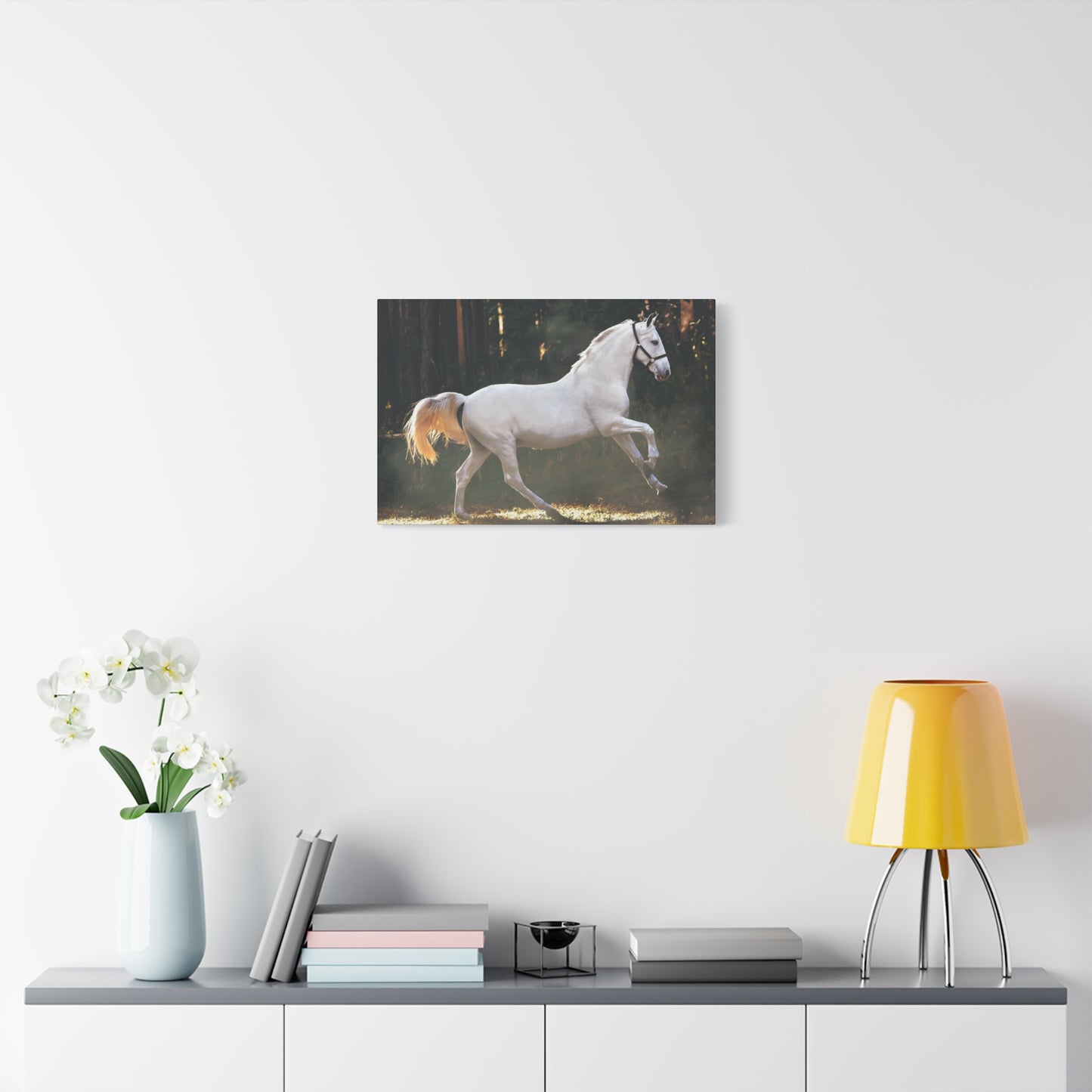 White Horse Wall Art & Canvas Prints