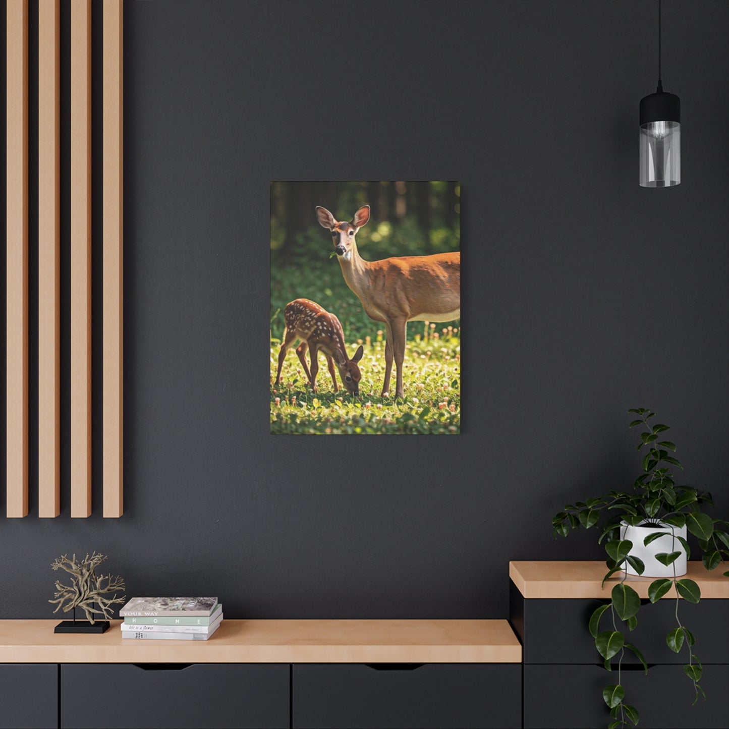 Deer Family Wall Art & Canvas Prints