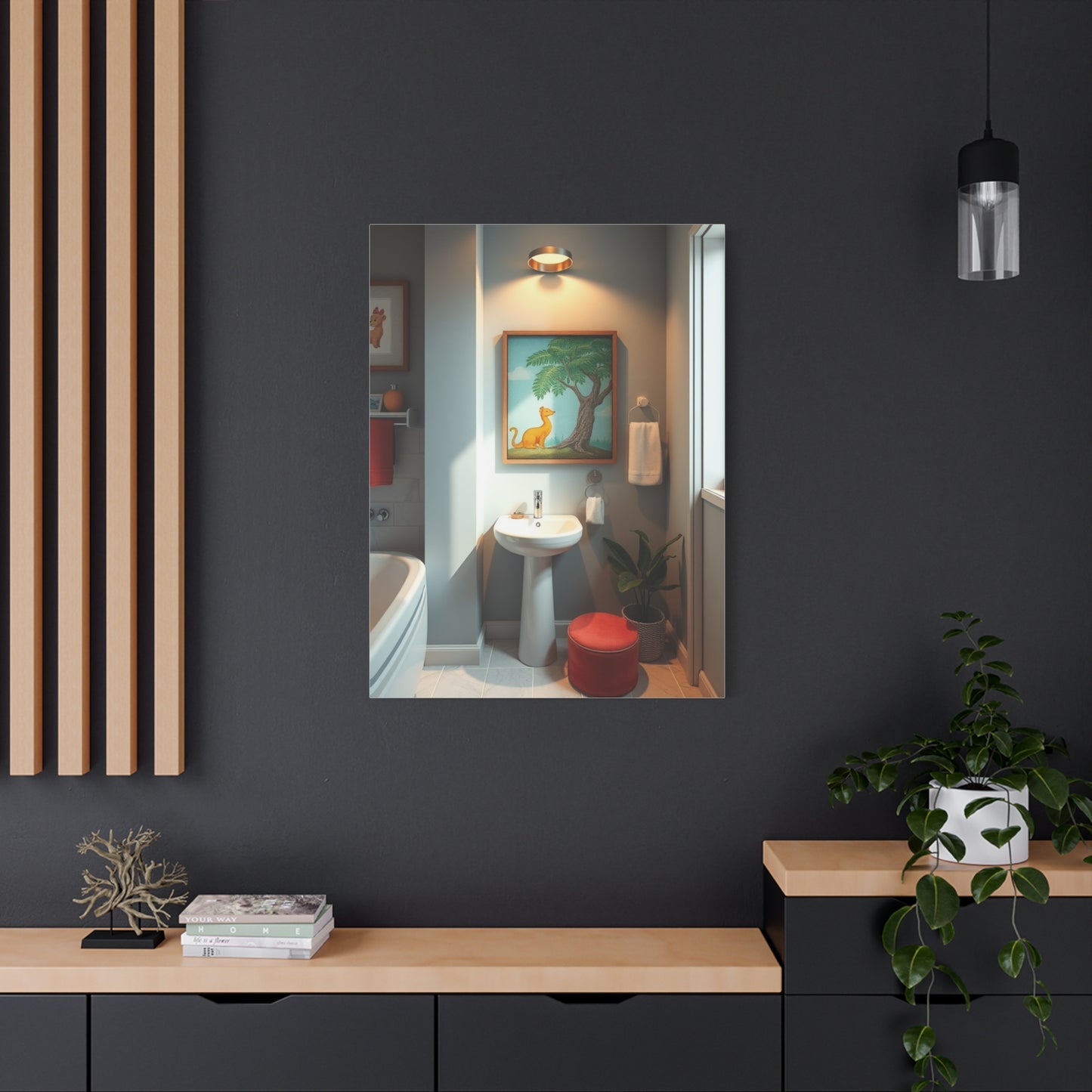Kid’s Bathroom Art Canvas Art 3 Wall Art & Canvas Print
