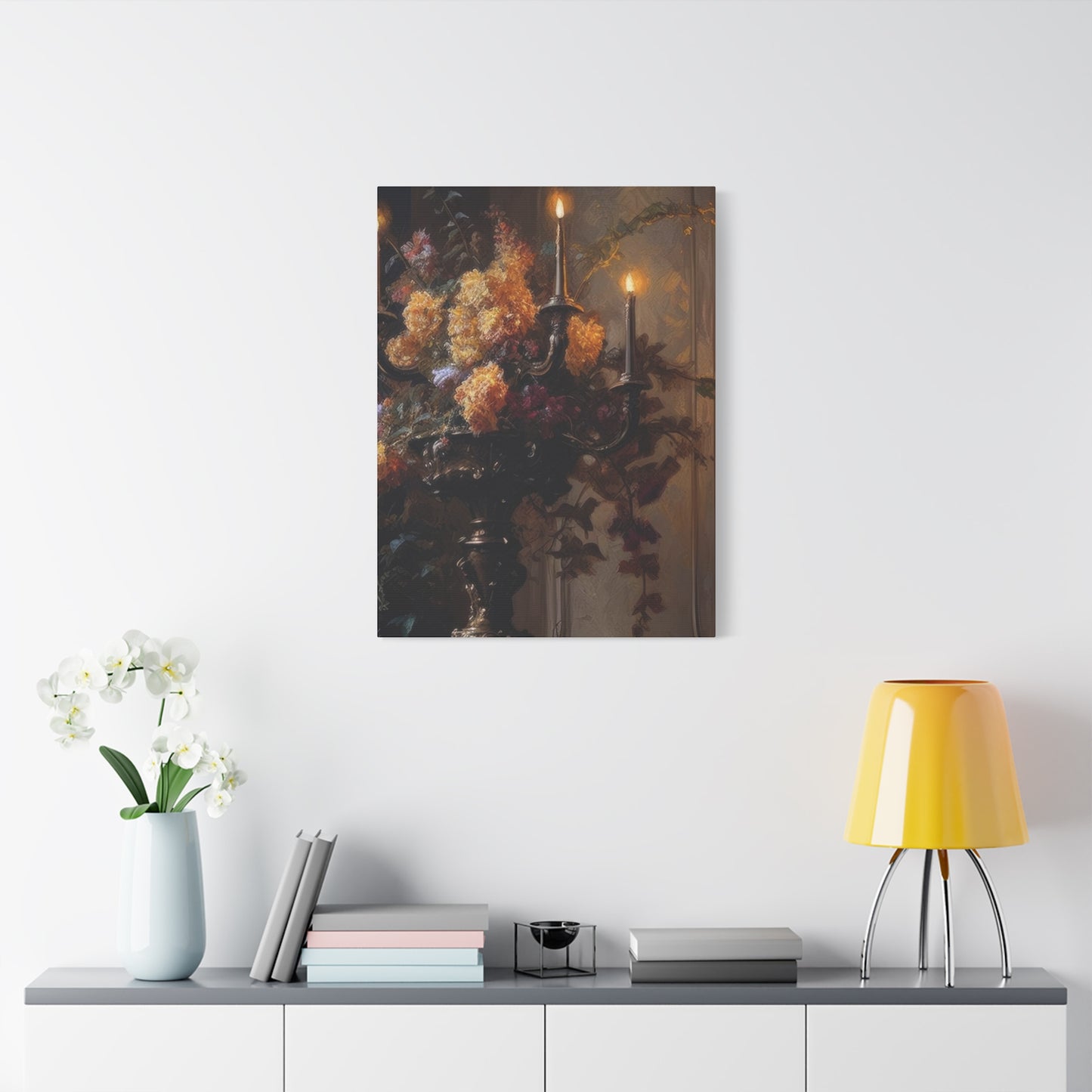 Candleabra Dark Wall Art & Canvas Prints