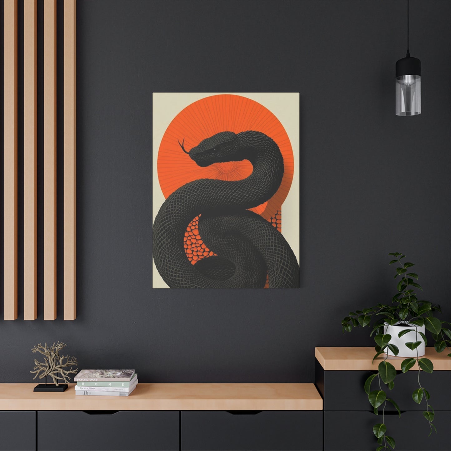 Black Snake Wall Art & Canvas Prints