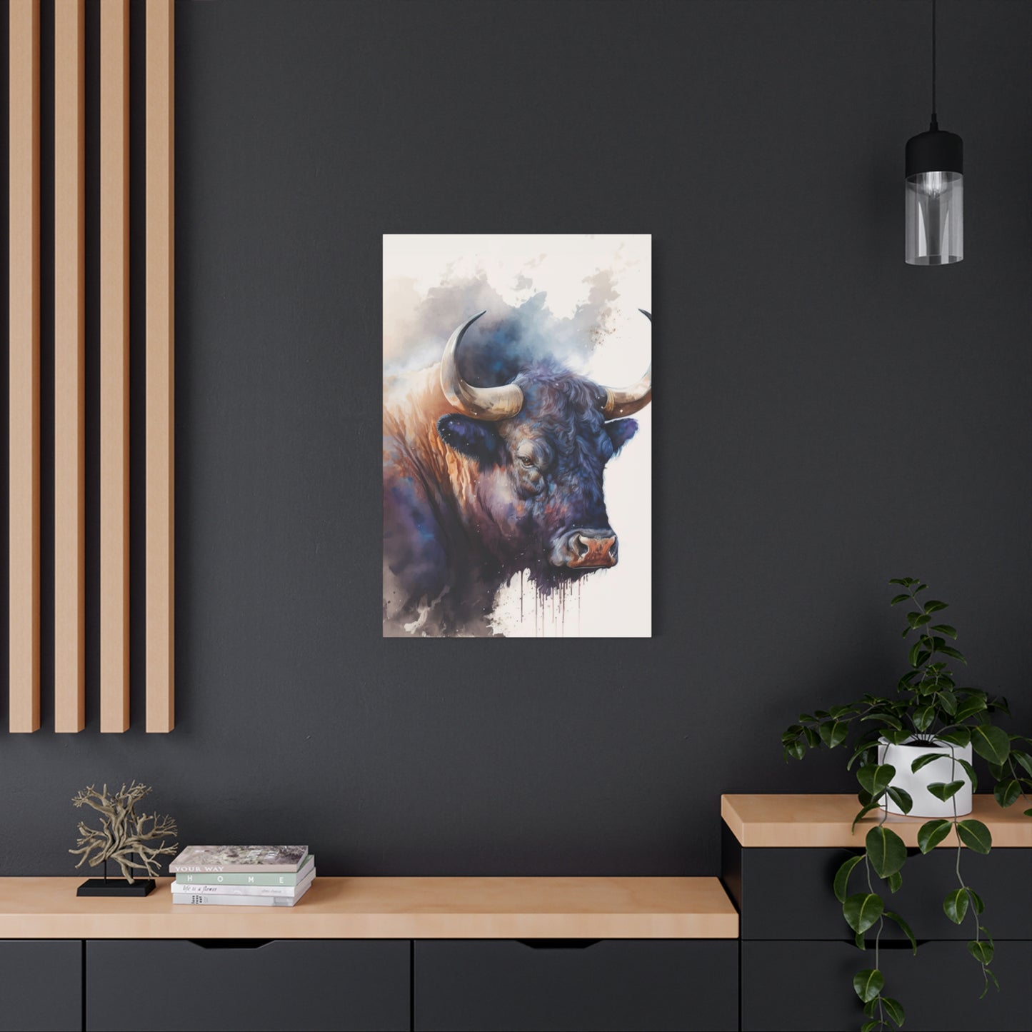 Old Bull Wall Art & Canvas Prints