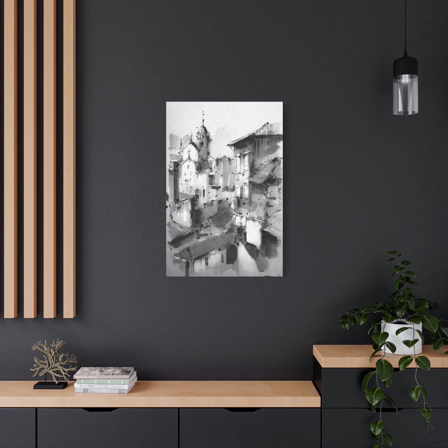 Black & White City Wall Art & Canvas Prints