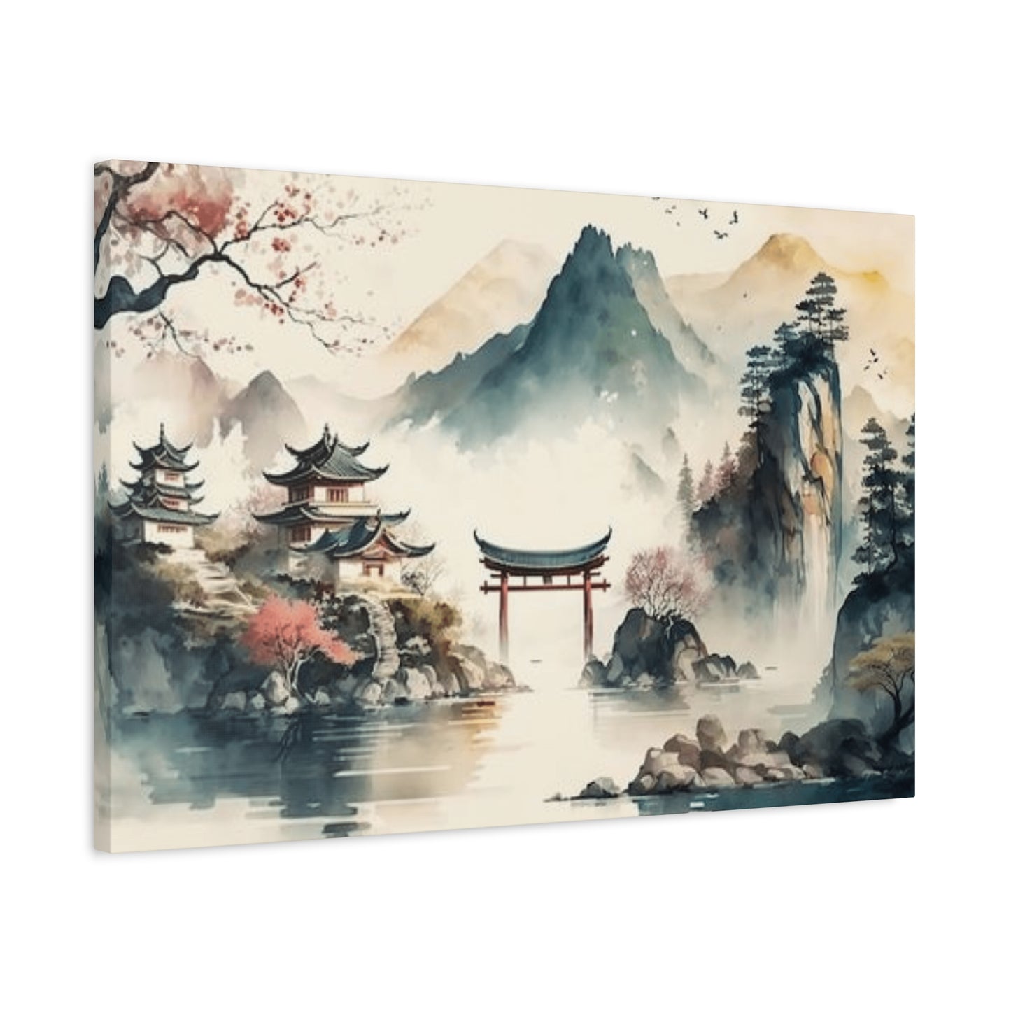 Zen Garden Gateway Wall Art & Canvas Prints