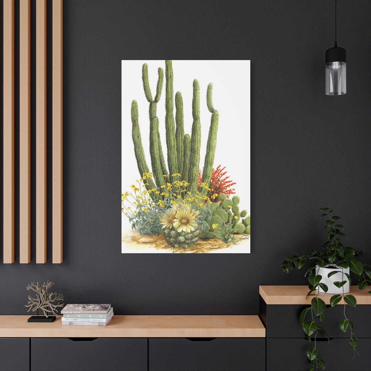 Cacti and Flowers Wall Art & Canvas Prints