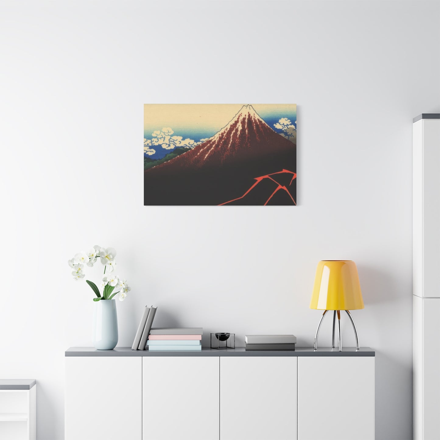 Katsushika Hokusai Shower Below The Summit Wall Art & Canvas Prints