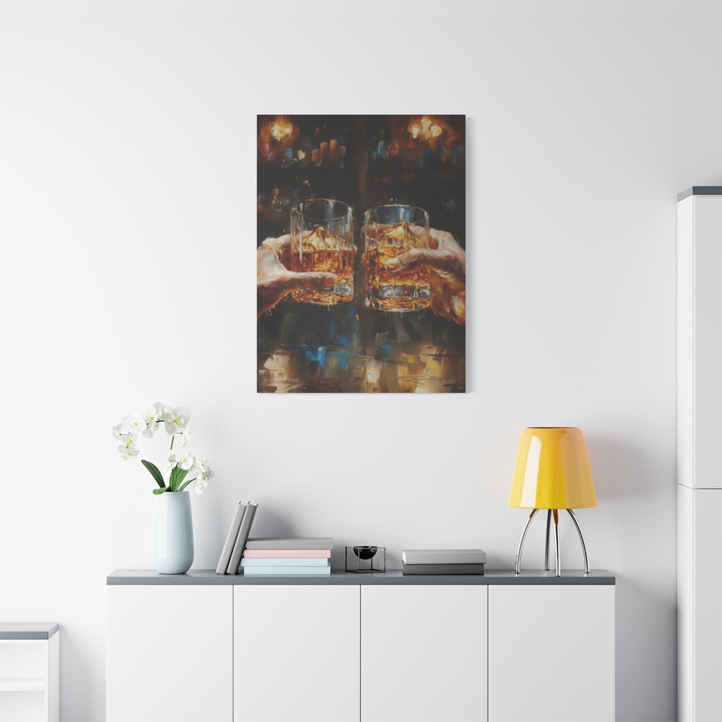 Whiskey Cheers Wall Art & Canvas Prints