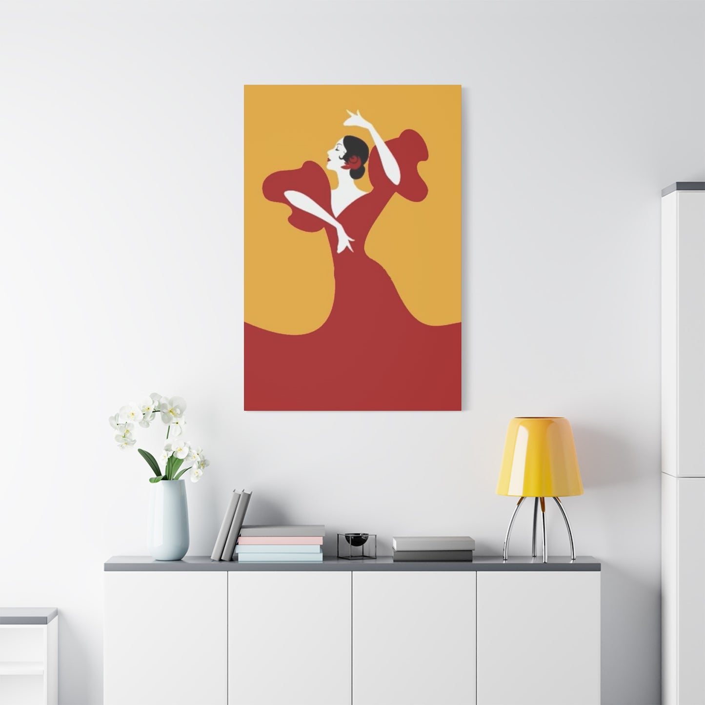 Abstract Spain Traditional Dance Wall Art & Canvas Prints