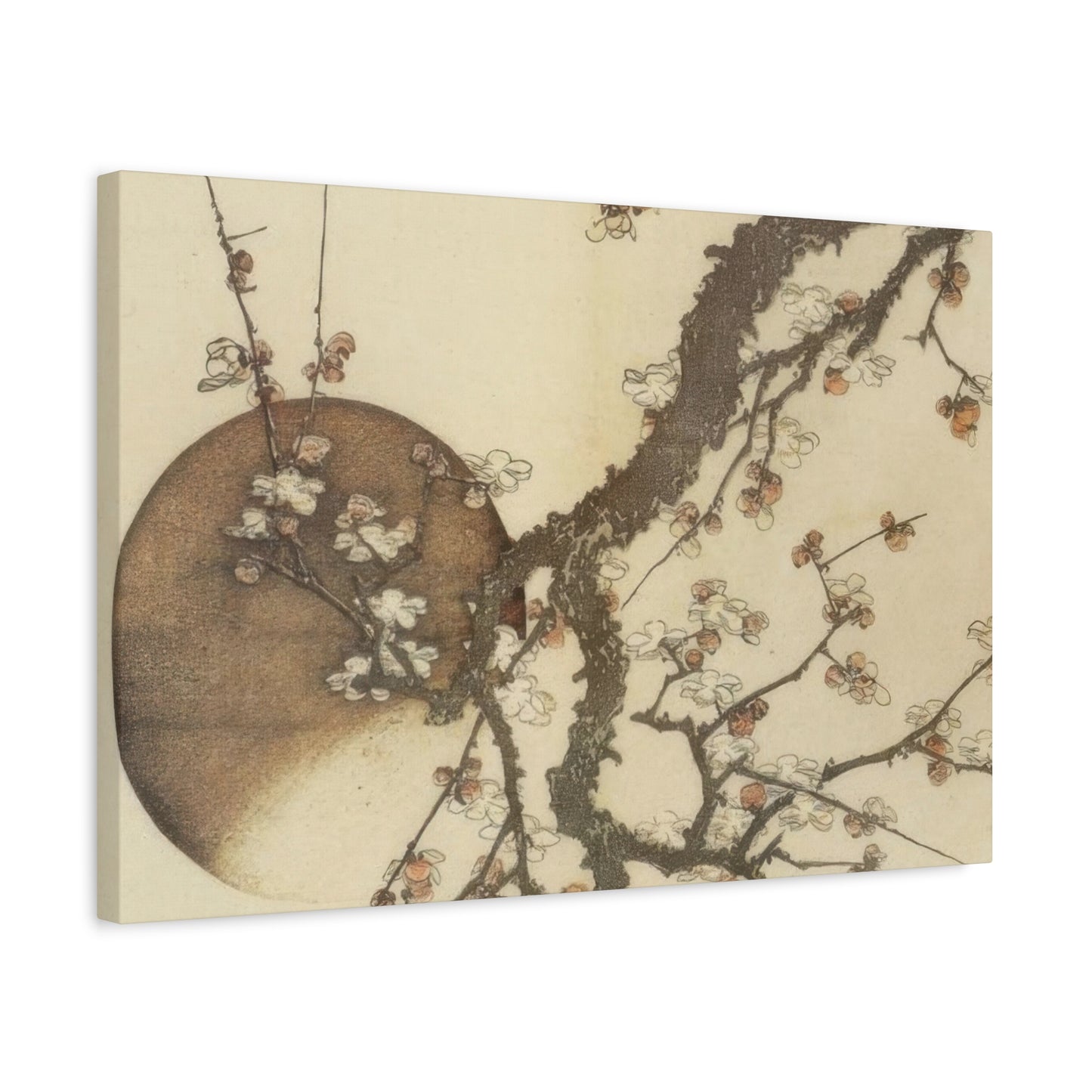 Katsushika Hokusai Plum Blossom And The Moon Wall Art & Canvas Prints