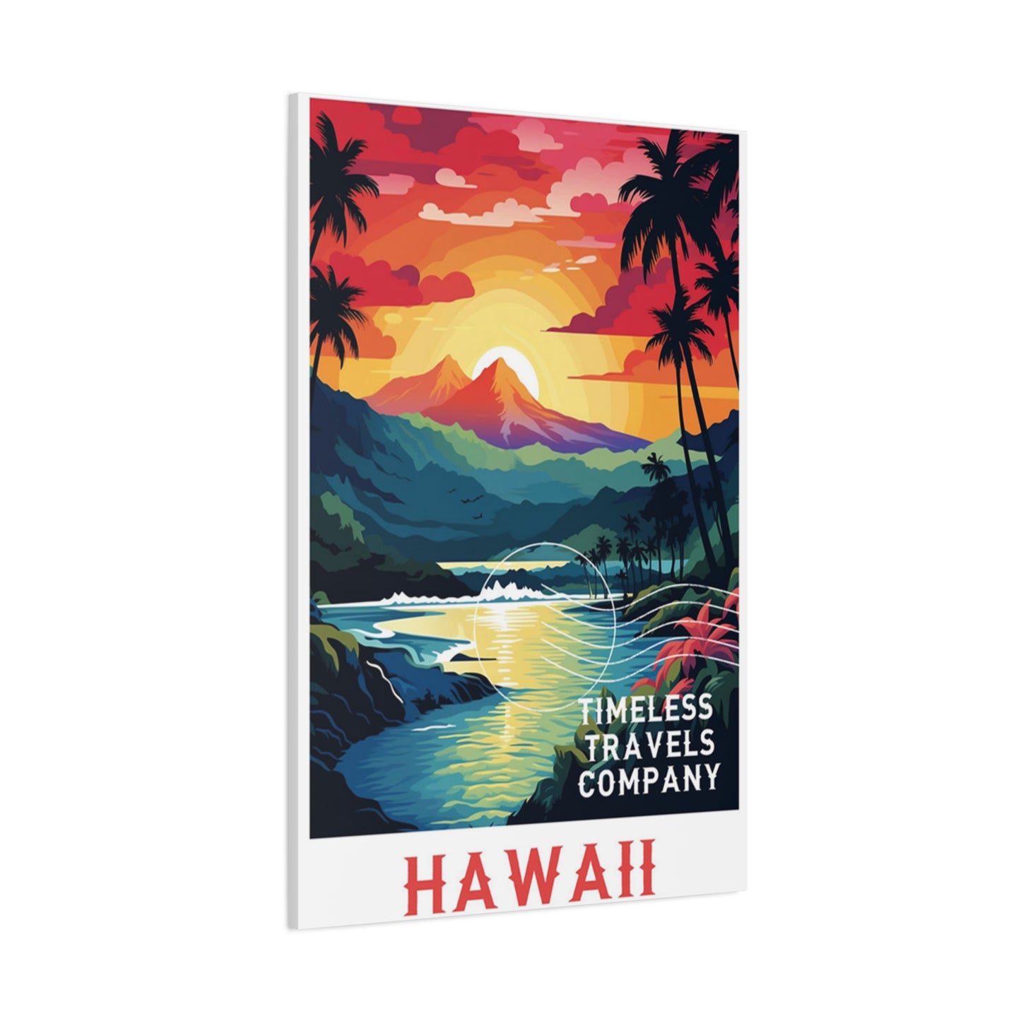 Hawaii Sunset Poster Wall Art & Canvas Prints