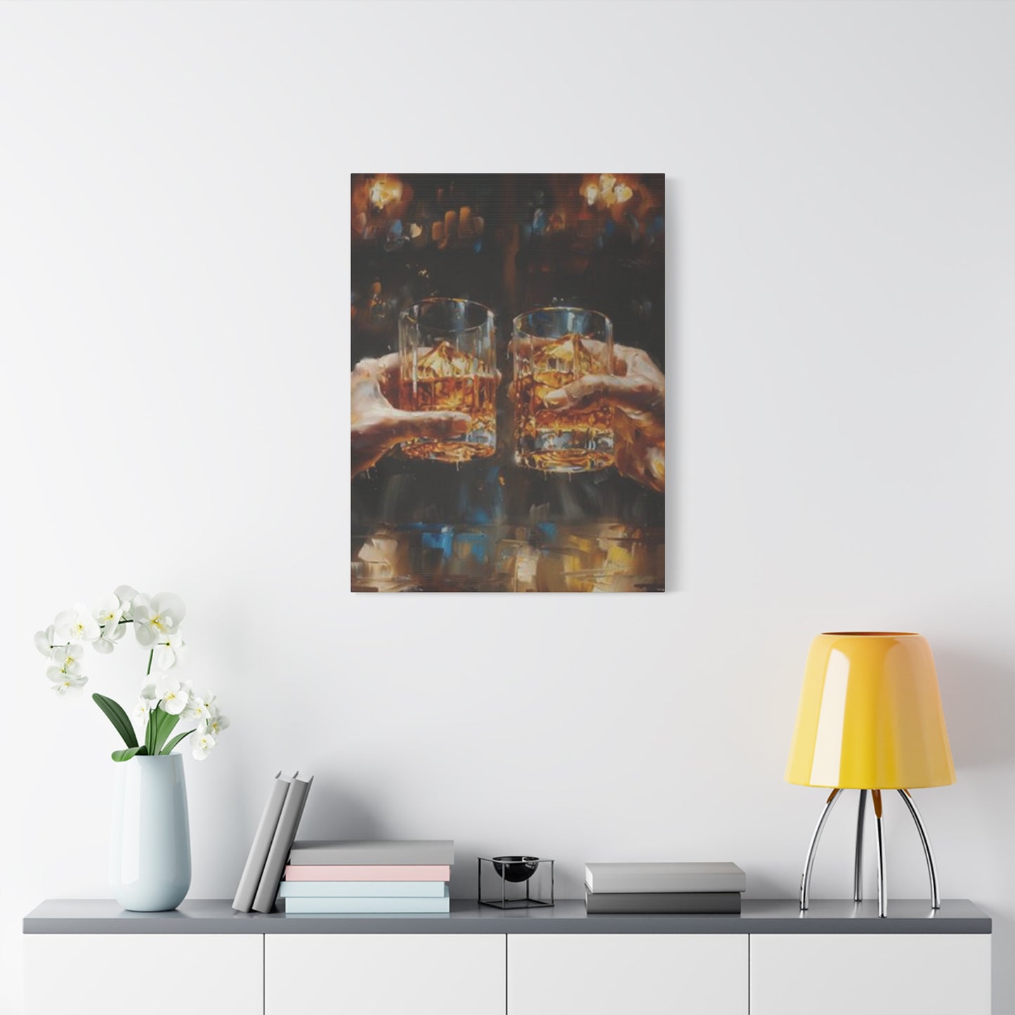 Whiskey Cheers Wall Art & Canvas Prints