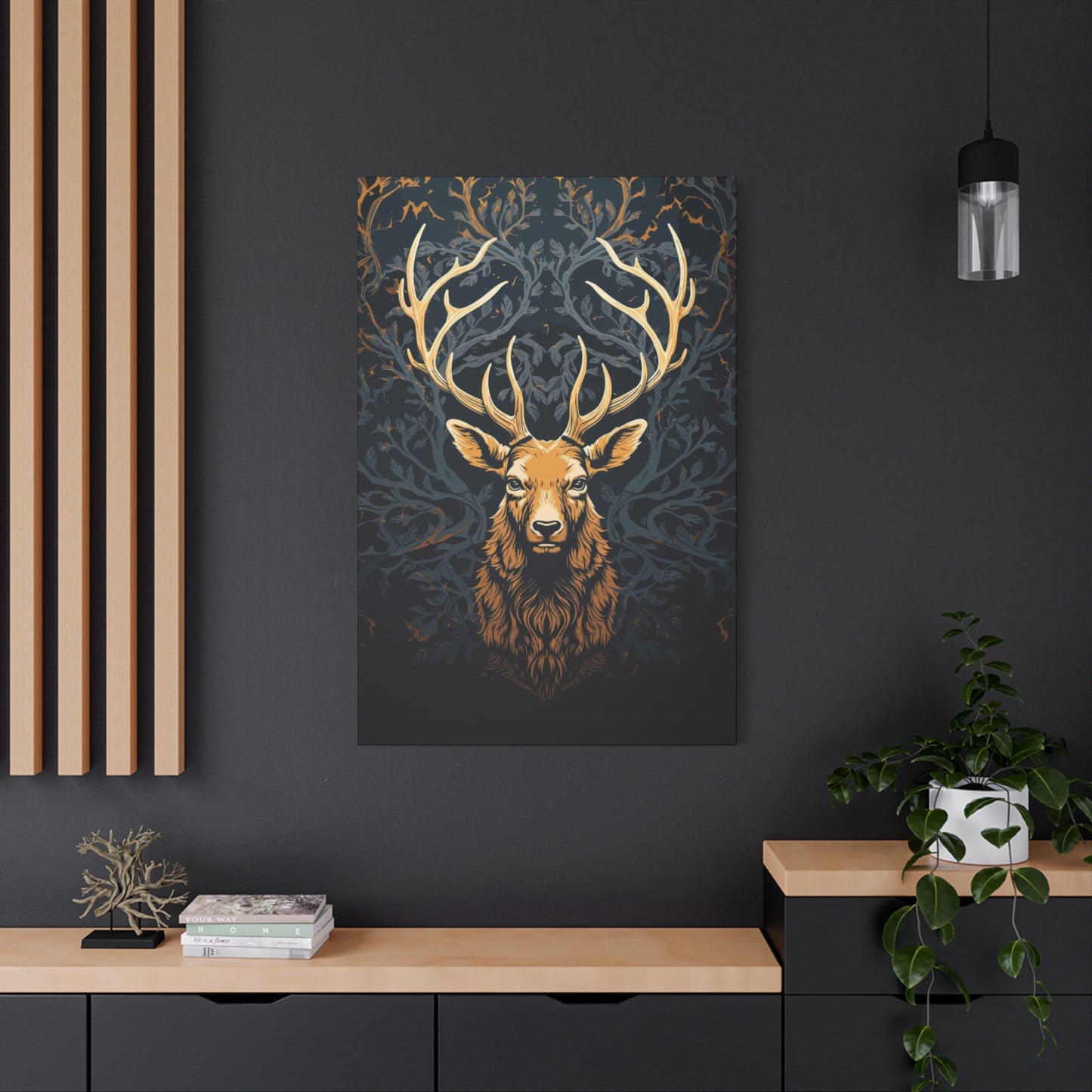 Deer Tattoo Wall Art & Canvas Prints